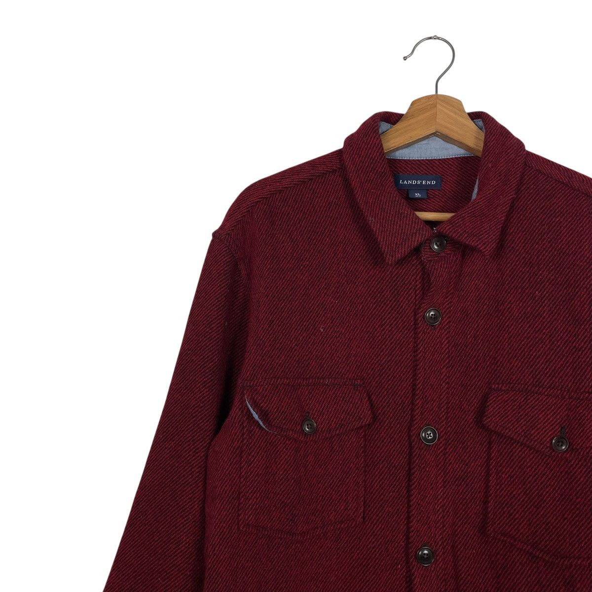 Lands' End Lands' End Wool Casual Jacket Size US L / EU 52-54 / 3 - 6 Thumbnail