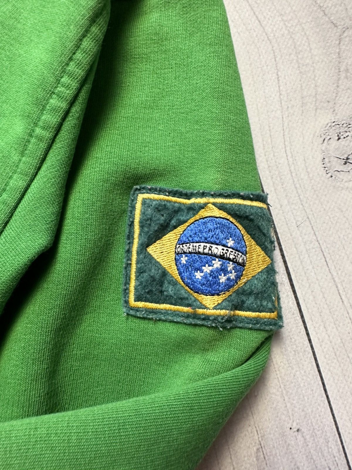 Vintage Vintage Sao Paolo soccer jacket green Brazil Brasil XL Size US XL / EU 56 / 4 - 4 Thumbnail