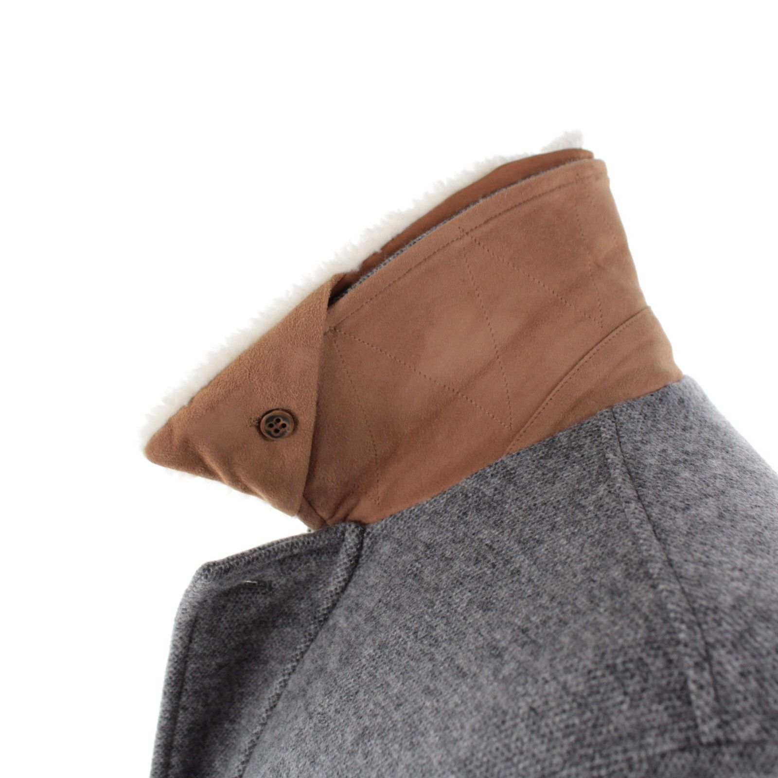 Luciano Barbera Luciano Barbera Jacket Size M US In Gray Wool Blend Size US M / EU 48-50 / 2 - 6 Thumbnail