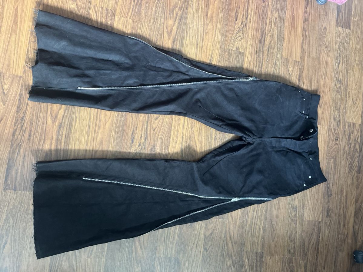 image of Rick Owens Luxor Banana Cut in Black, Men's (Size 29)