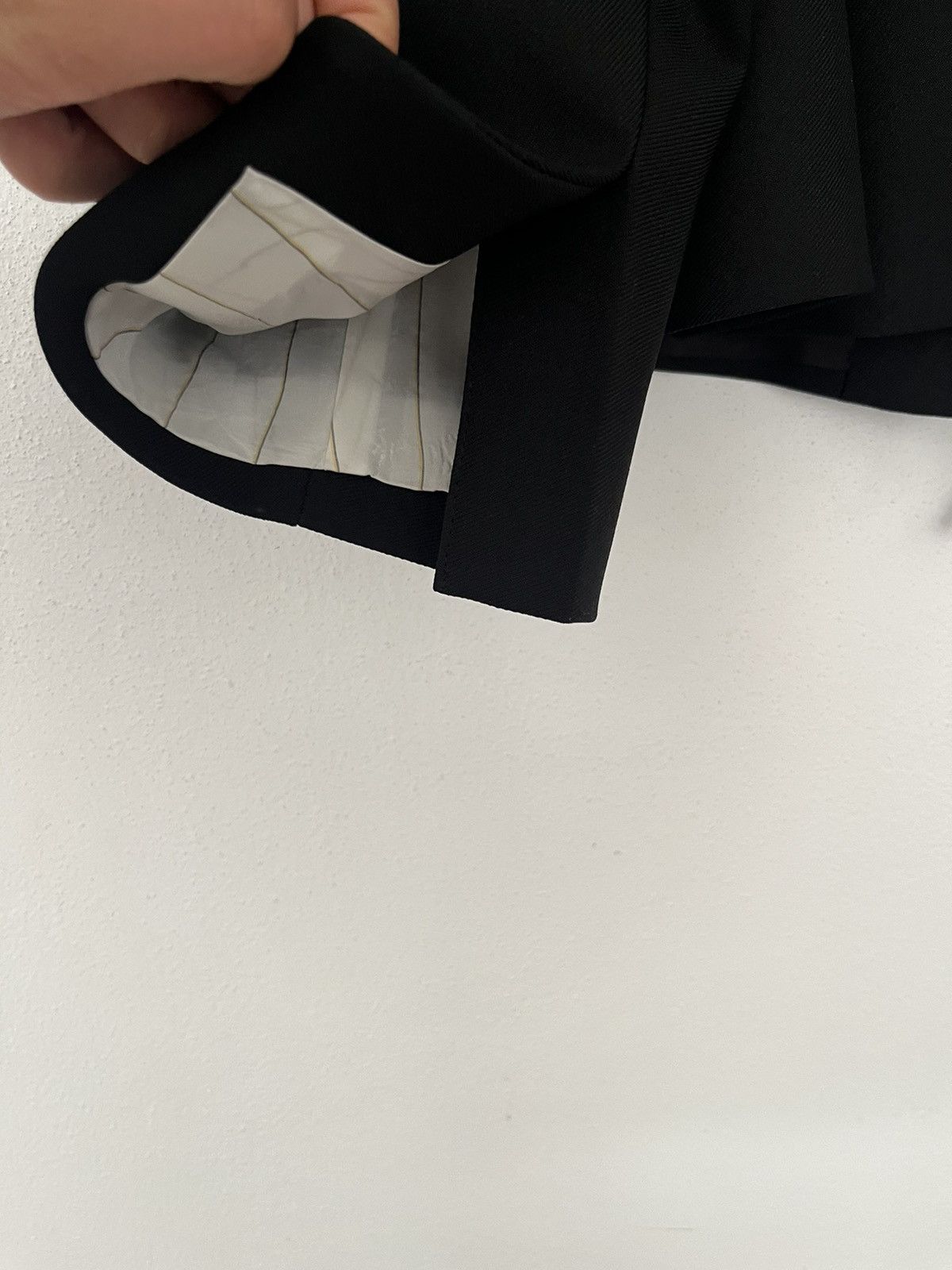Random Identities Random Identities Black Drawstring Blazer / Suit jacket Size 52S - 3 Thumbnail