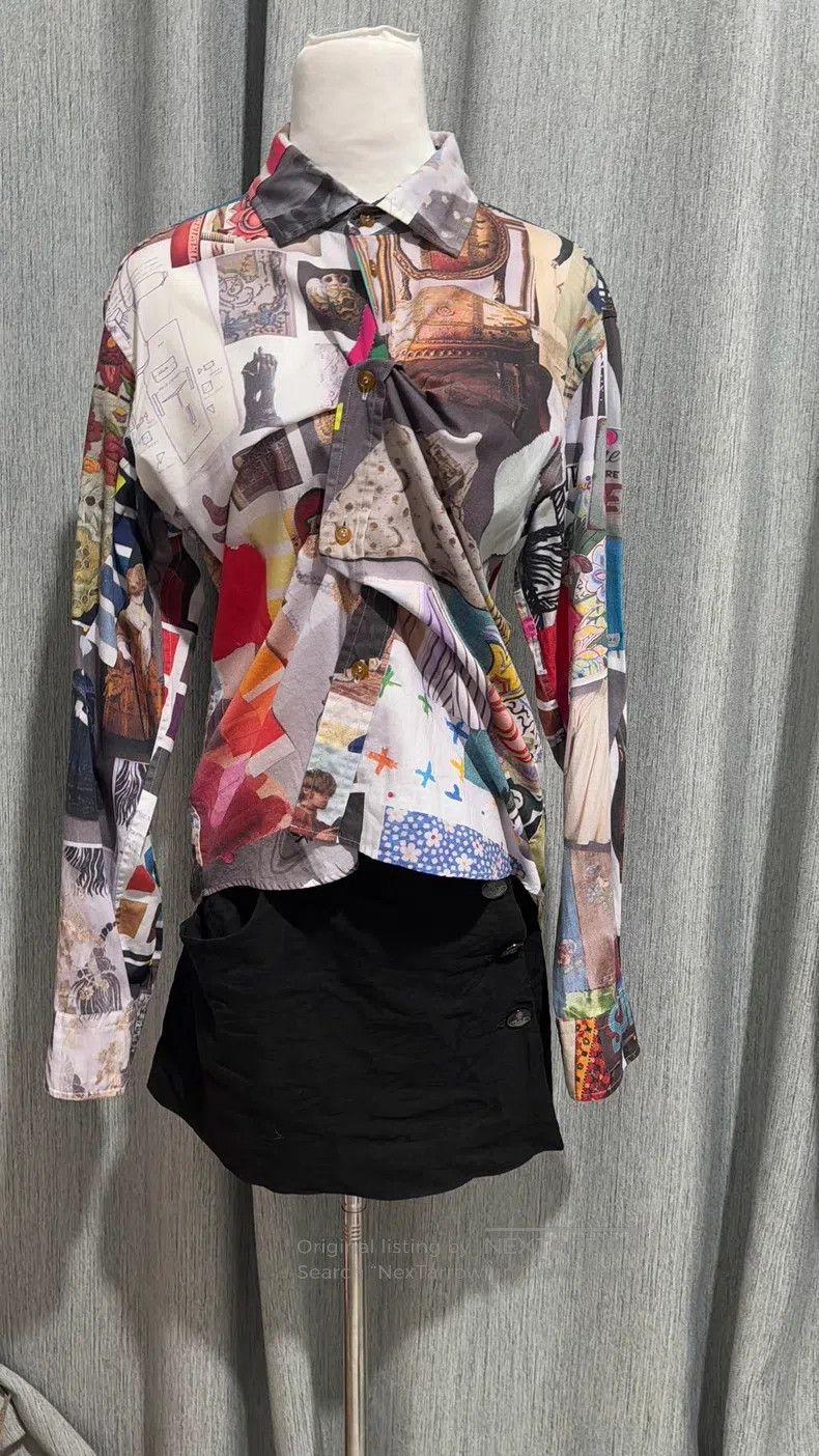 Vivienne Westwood Vivienne Westwood Printed Shirt Size L / US 10 / IT 46 - 4 Thumbnail