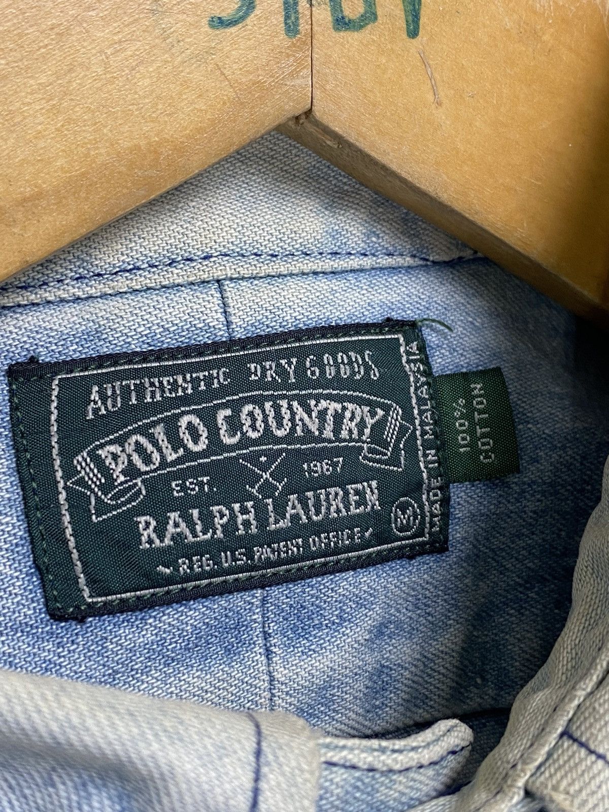 Polo Ralph Lauren × Vintage Vintage Polo Country Denim Jacket Size US M / EU 48-50 / 2 - 14 Thumbnail