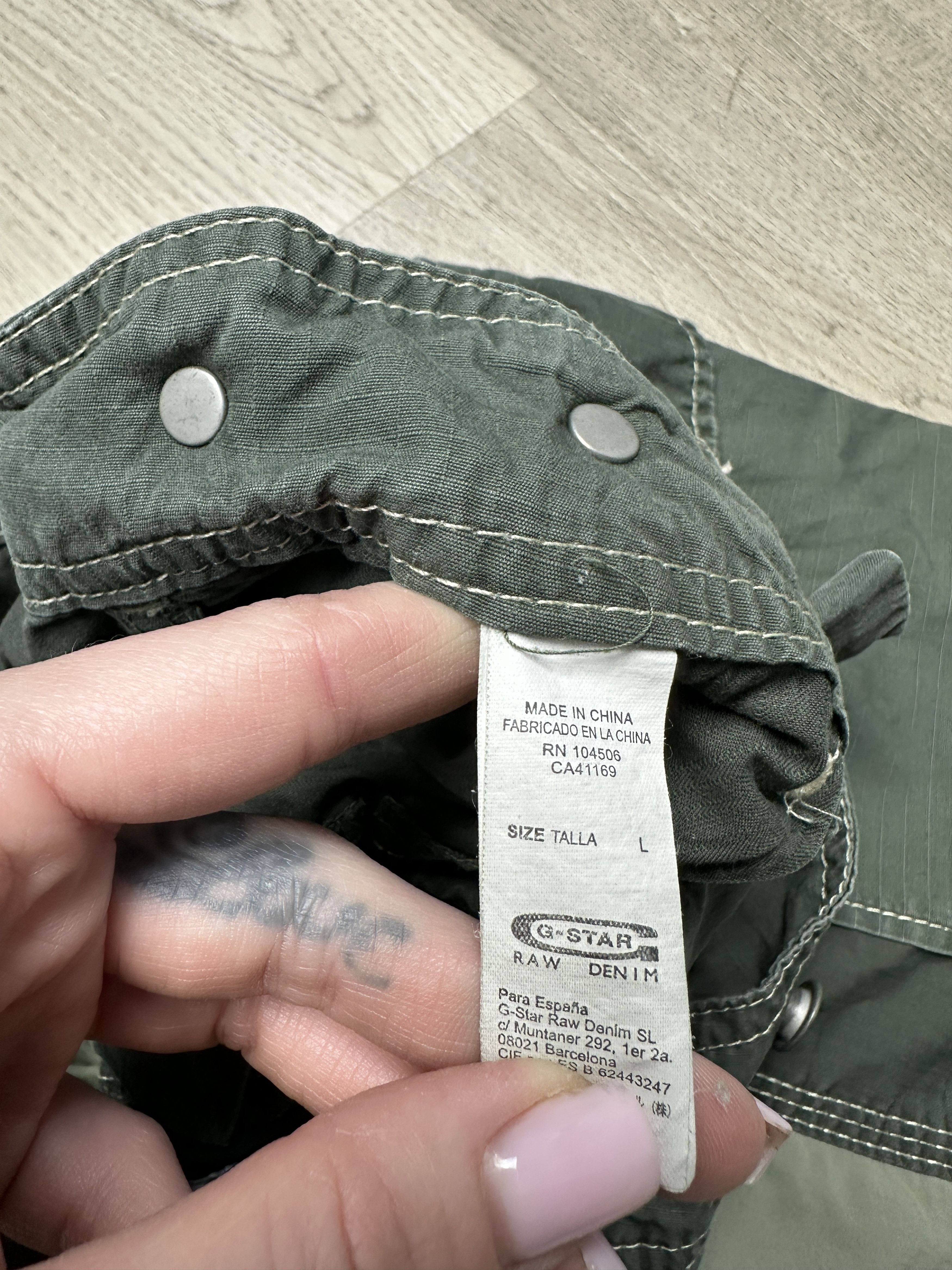 G-Star G Star Raw Mens Cargo Shorts Norman 1/2 Pants Size US 34 / EU 50 - 3 Thumbnail