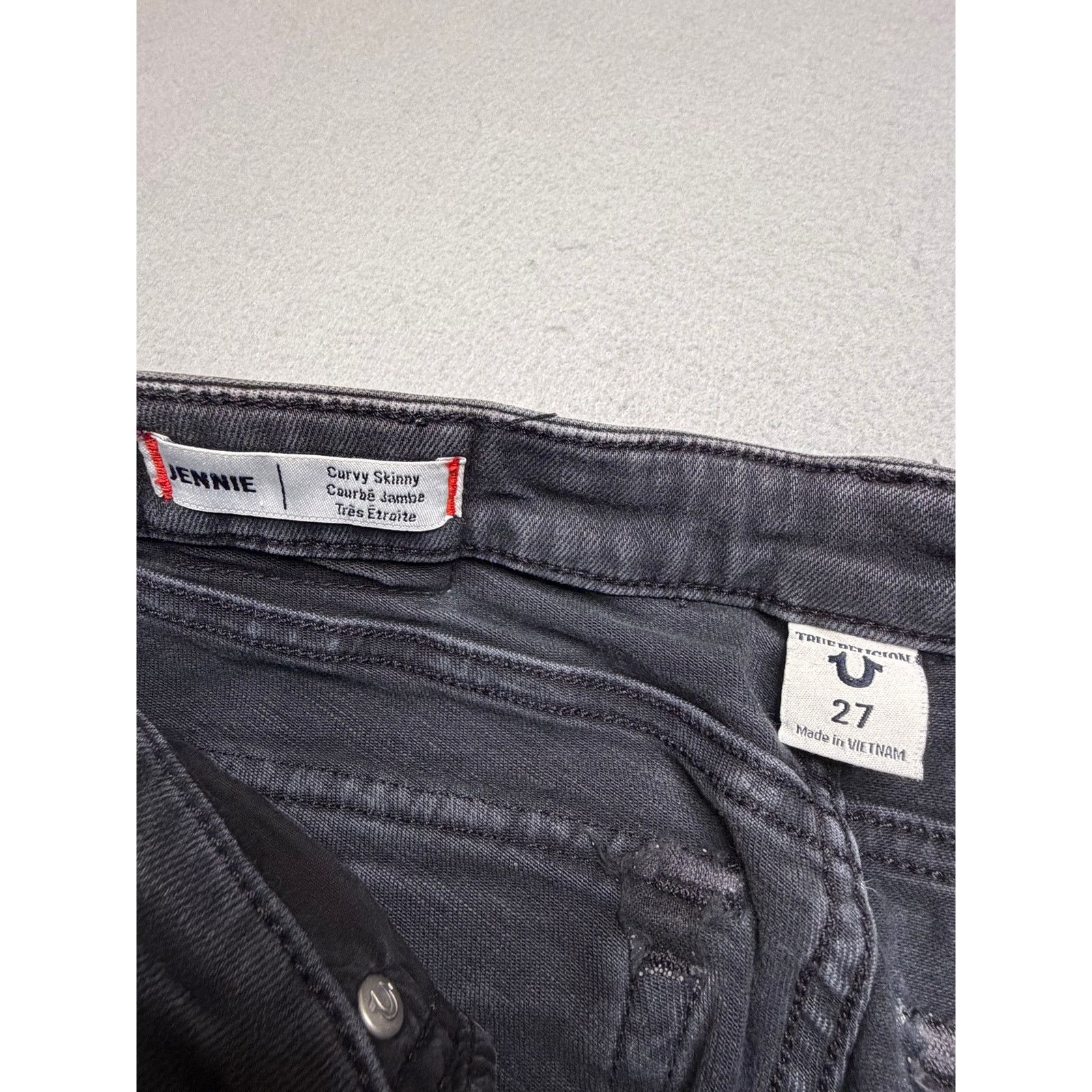 True Religion True Religion Jennie Curvy Skinny Jeans Women’s Size 27 Size 27" / US 4 / IT 40 - 3 Thumbnail