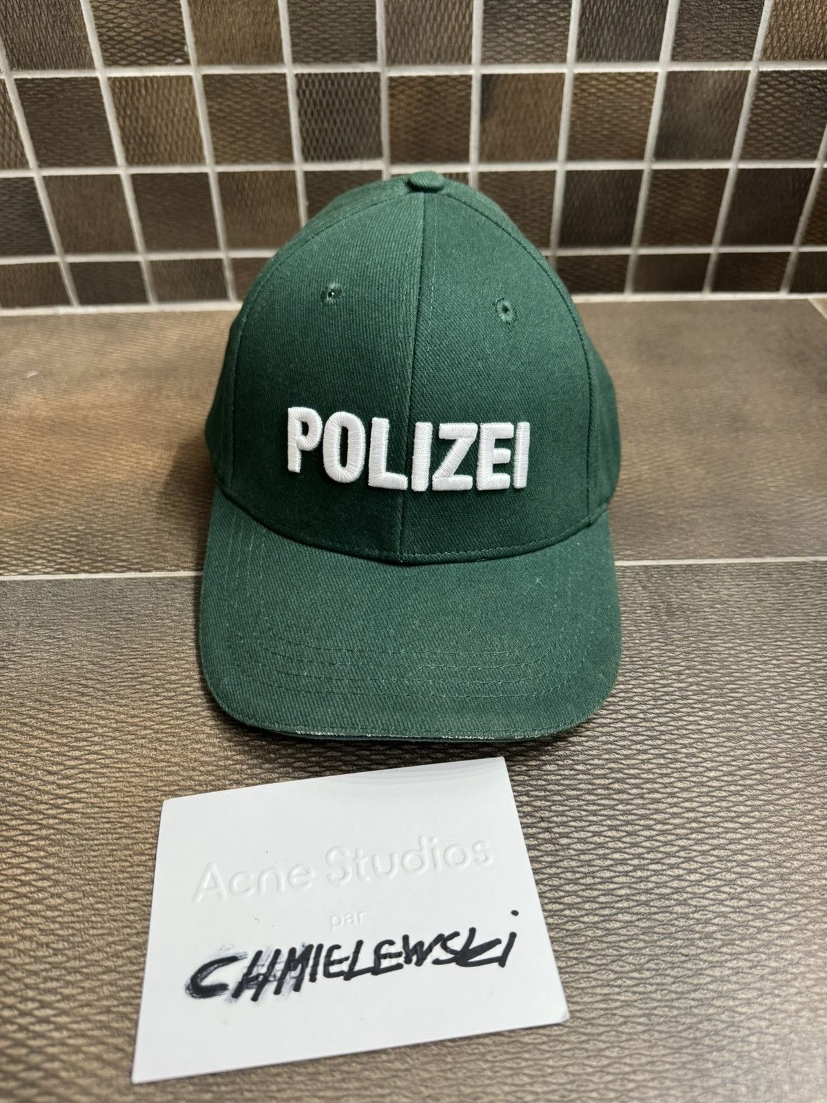 Polizei Cap in Police Green – SVRN