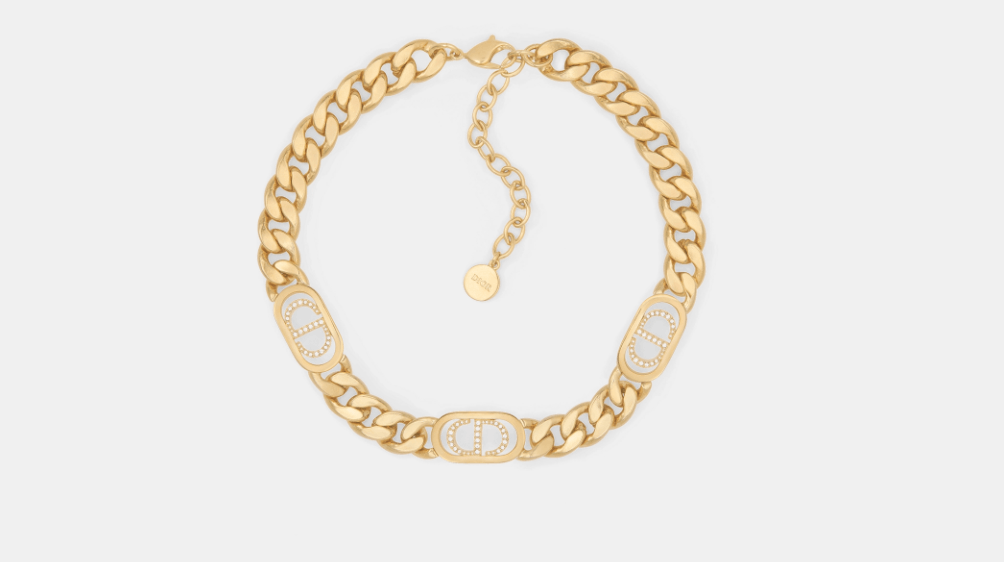 Dior o1w1db10424 Size: OS 30 Montaigne Necklace in Gold Size ONE SIZE - 1 Thumbnail