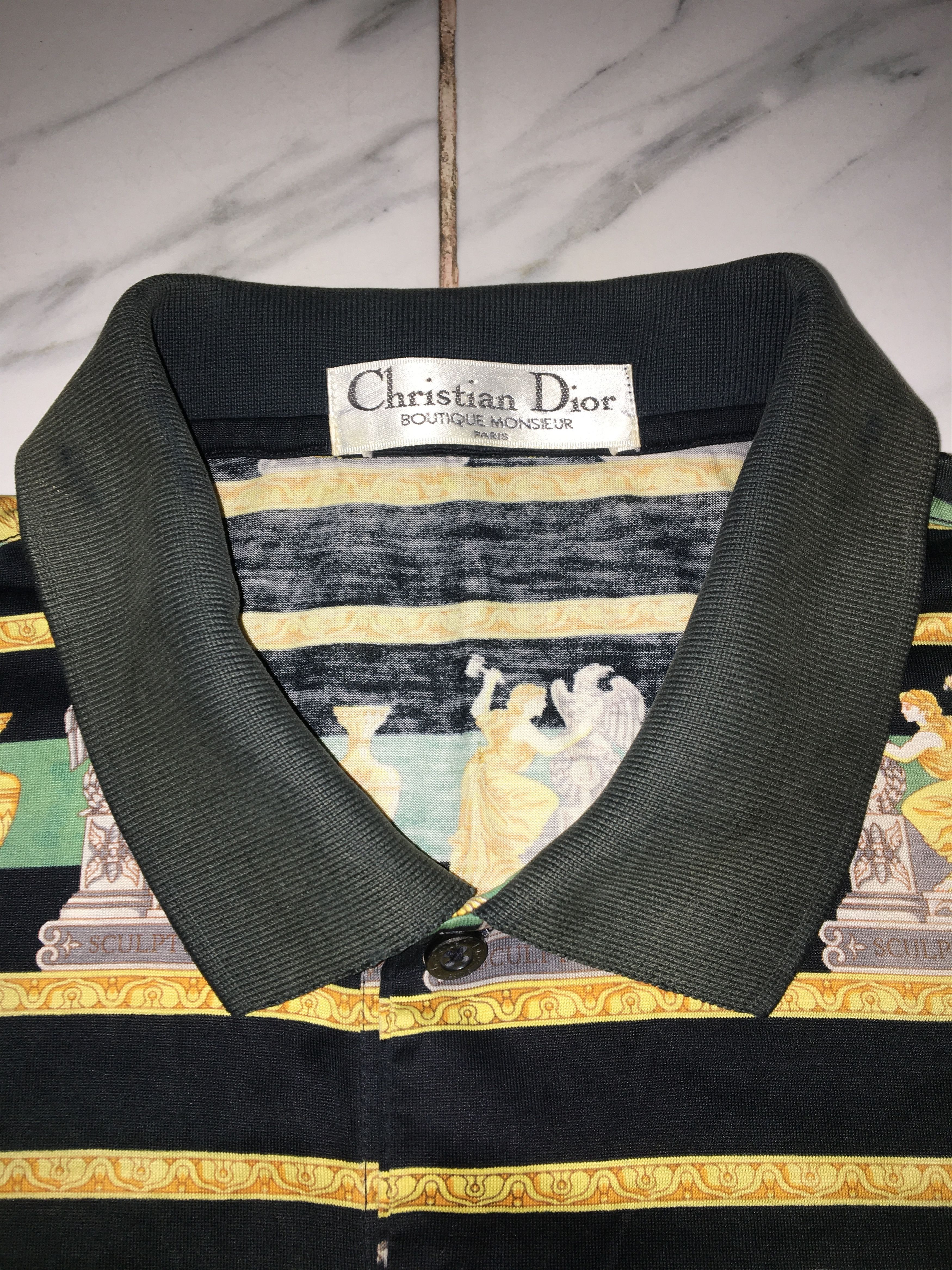 Christian Dior Monsieur Vintage Christian Dior Boutique Monsieur Paris Polo Shirt Size US L / EU 52-54 / 3 - 4 Thumbnail