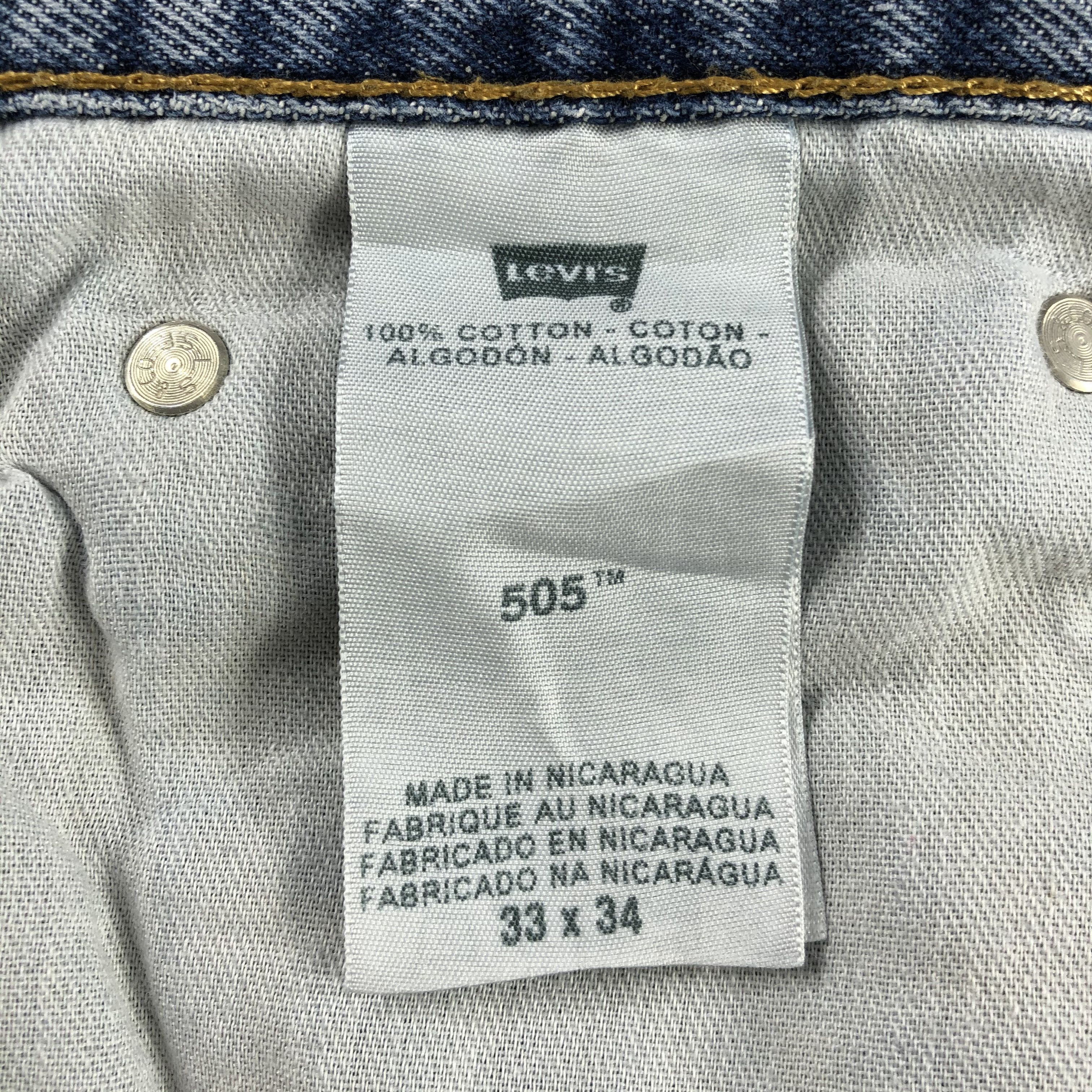 Levi's × Vintage Vintage Blue Wash Levis 505 Jeans-JM3076 Size US 33 - 16 Thumbnail
