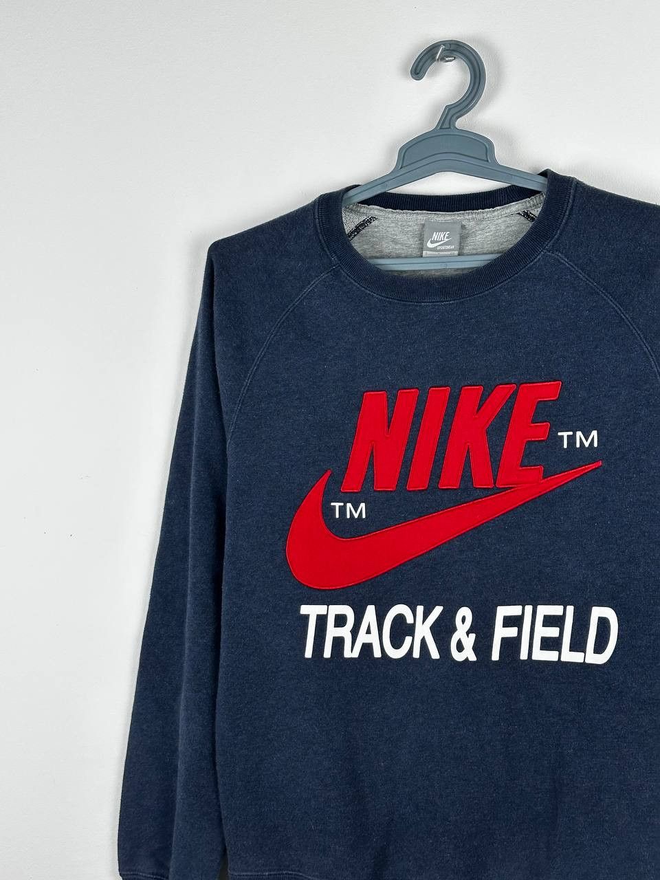Nike × Vintage Nike Sweatshirt Hype Center Logo Swoosh Oversized Y2K Size US M / EU 48-50 / 2 - 4 Thumbnail