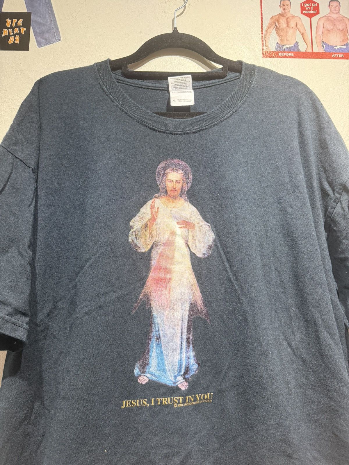 Vintage 2003 Jesus tee Size US XL / EU 56 / 4 - 4 Thumbnail