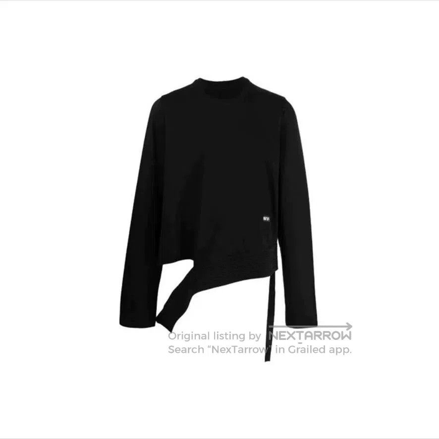 Rick Owens Drkshdw Rick Owens DRKSHDW Torn Hem Crewneck Sweatshirt. Size US XS / EU 42 / 0 - 6 Thumbnail