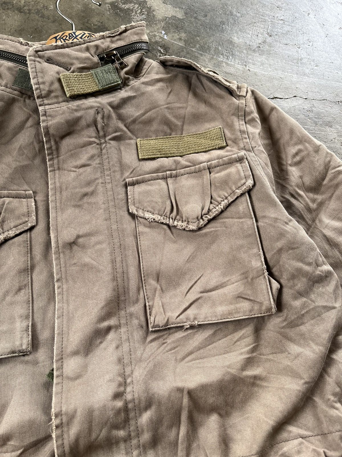 Japanese Brand × Vintage × wjk Vintage WJK Army Zipper Jacket Made in Japan Size US S / EU 44-46 / 1 - 3 Thumbnail