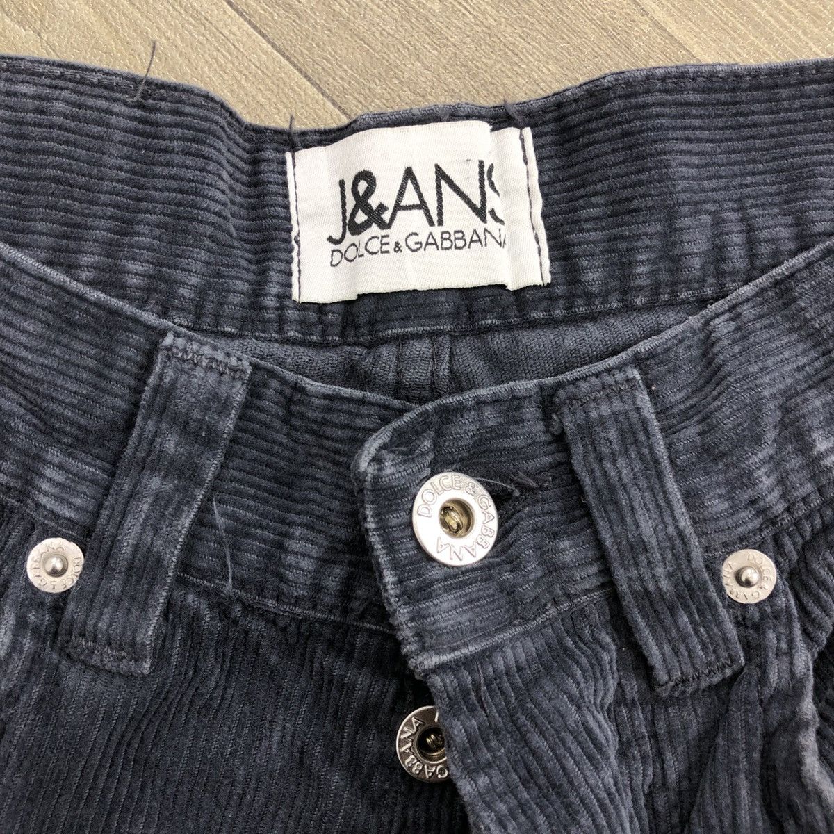 Dolce & Gabbana × Vintage Vintage Dolce & Gabbana Luxury Corduroy Wide Pants Size US 27 - 6 Thumbnail
