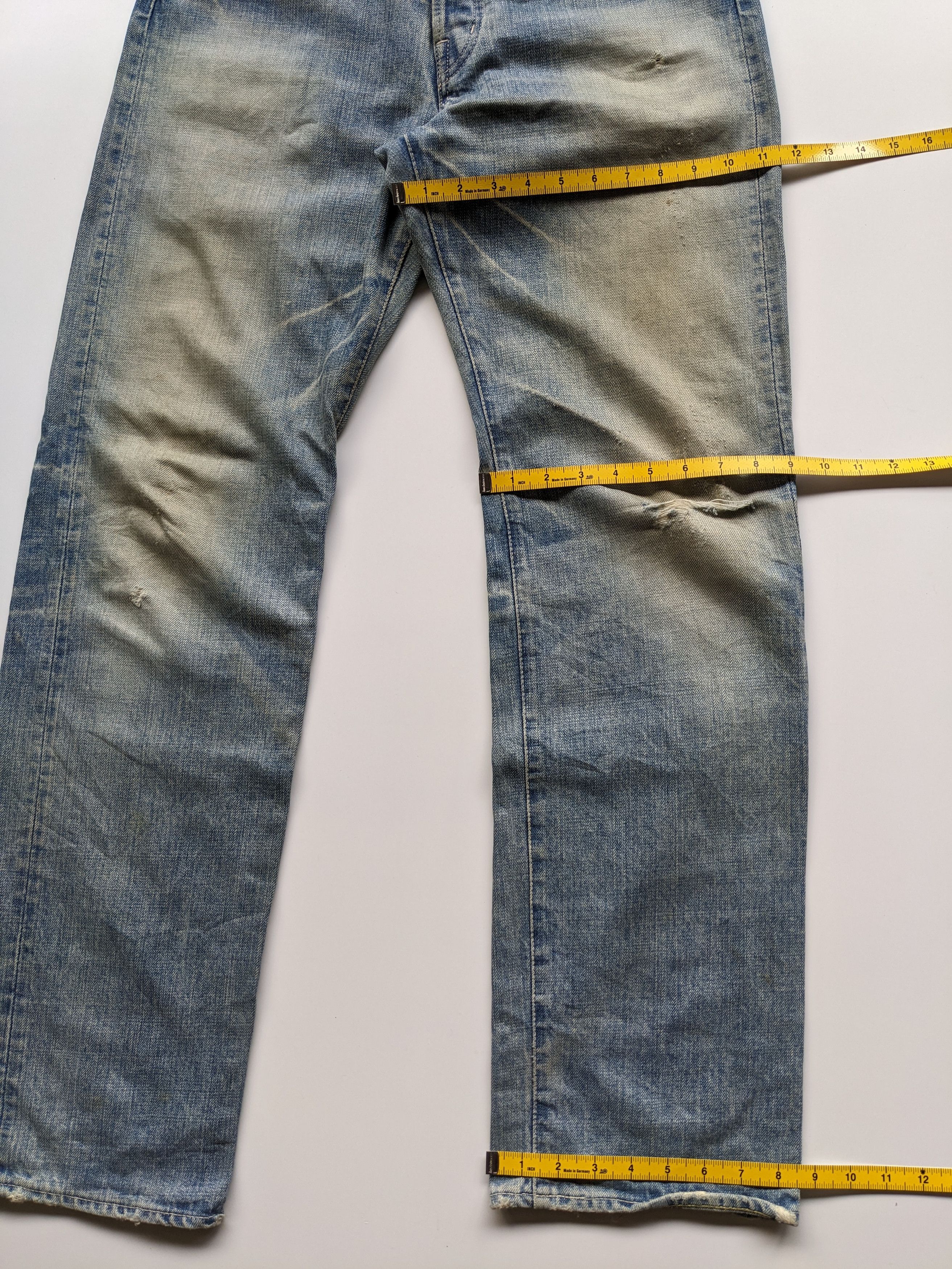 Spellbound Vintage Spellbound mudwash selvedge distressed jeans Size US 33 - 9 Thumbnail