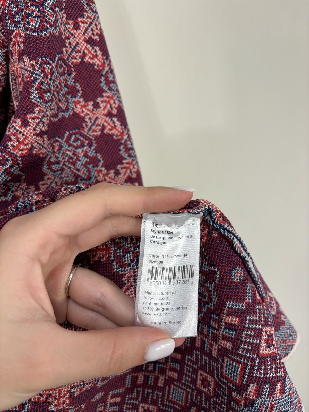 Other IVKO Women’s Multicolor Floral Jacquard Cardigan Sweater Size XS / US 0-2 / IT 36-38 - 12 Thumbnail