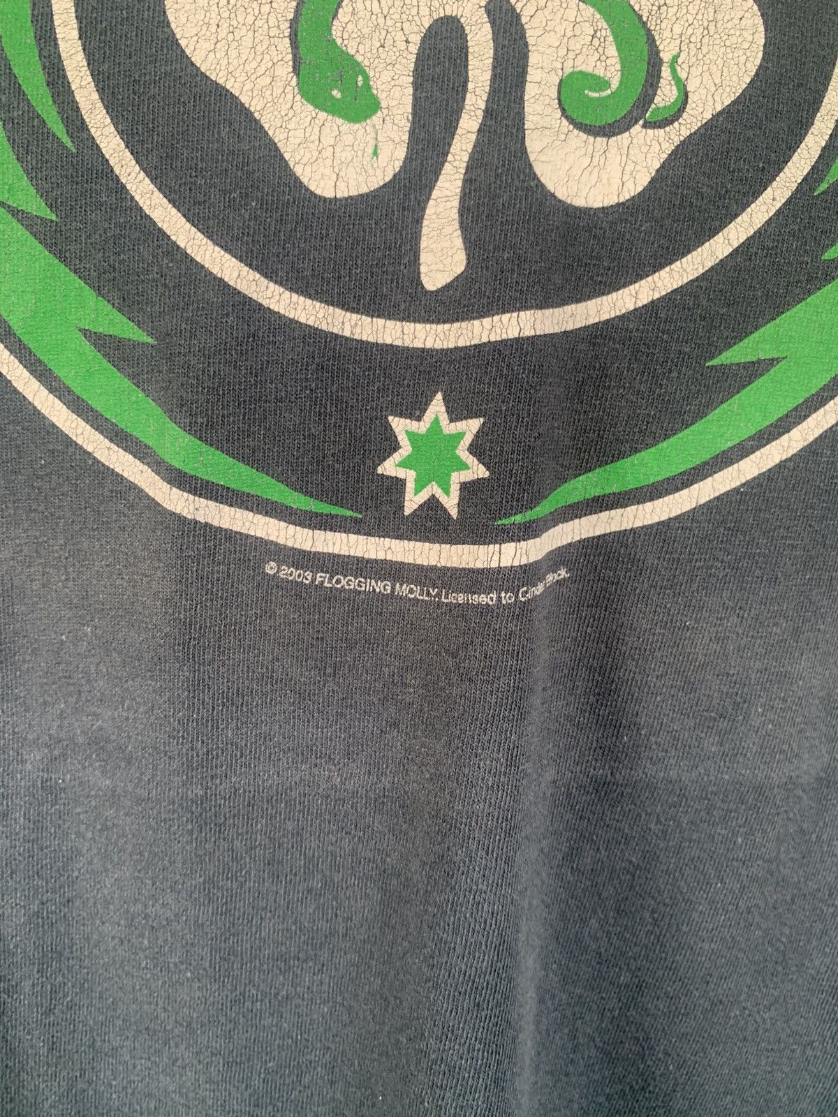 Band Tees × Vintage Vintage 2003 Logging Molly Punk Rock Band T shirt Size US L / EU 52-54 / 3 - 3 Thumbnail
