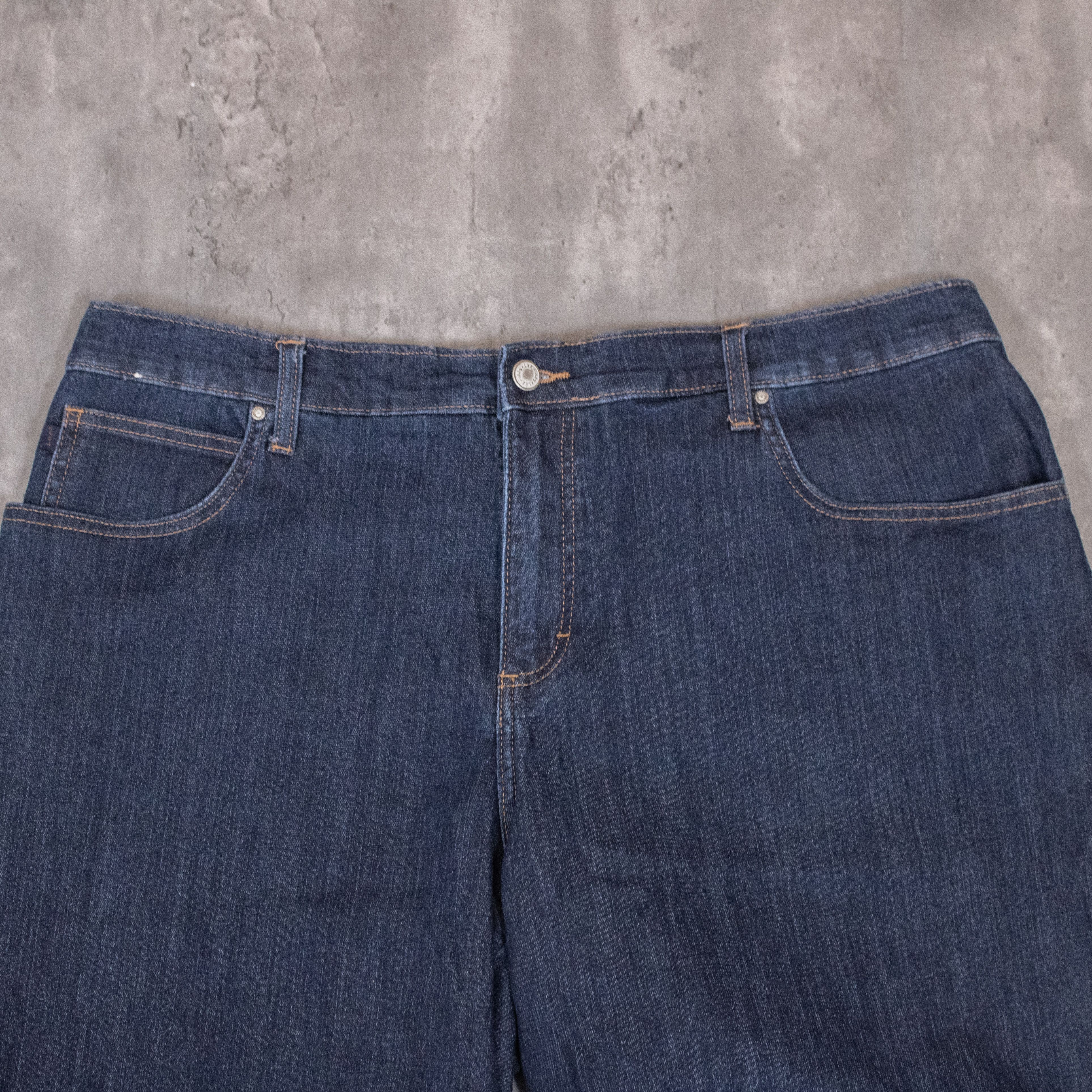 Lee Lee Relax Indigo Baggy Jean Denim Jorts Shorts Size US 38 / EU 54 - 8 Thumbnail