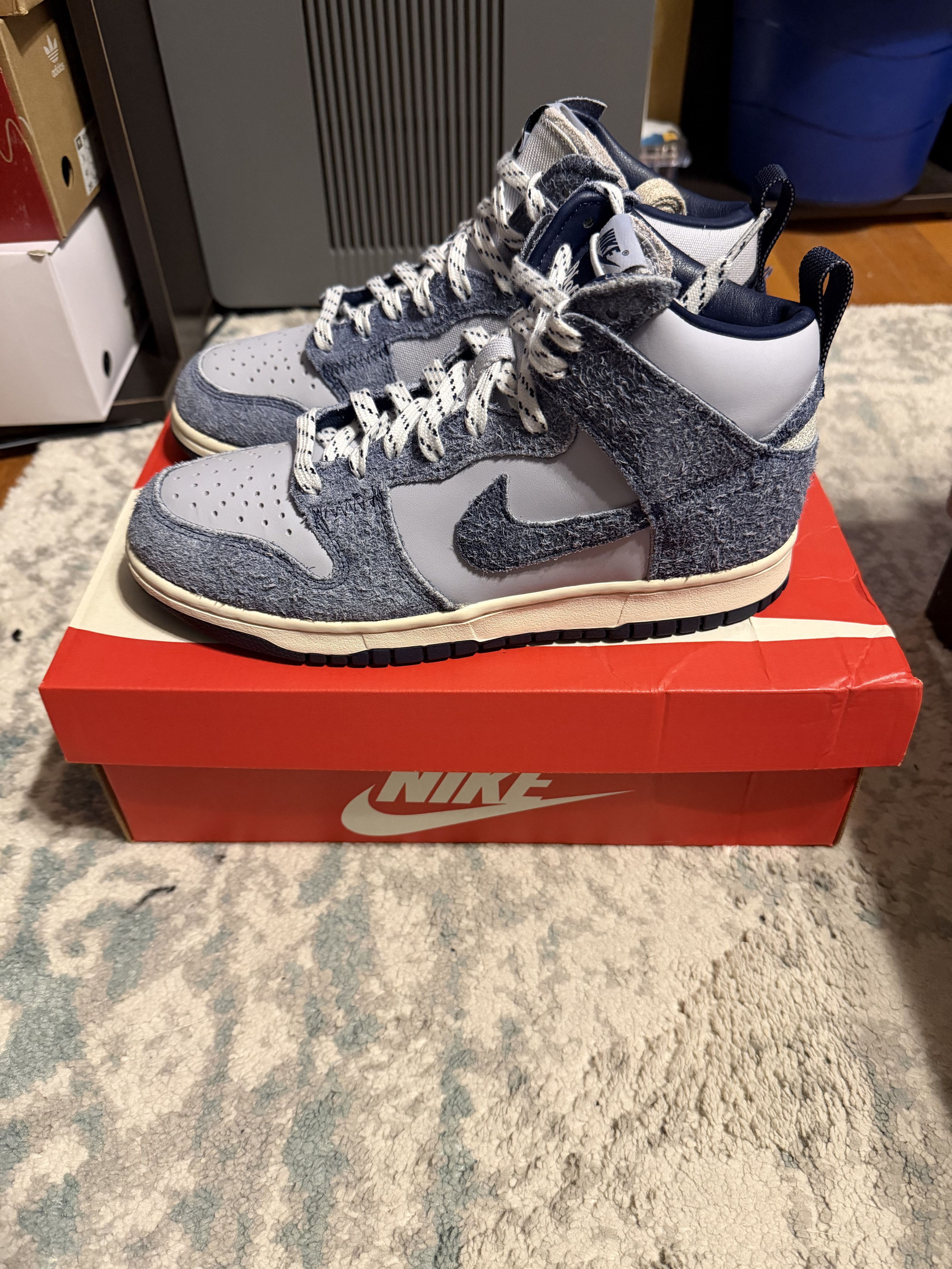 Nike Nike Dunk High Midnight Navy x Notre Size US 8 / EU 41 - 4 Thumbnail