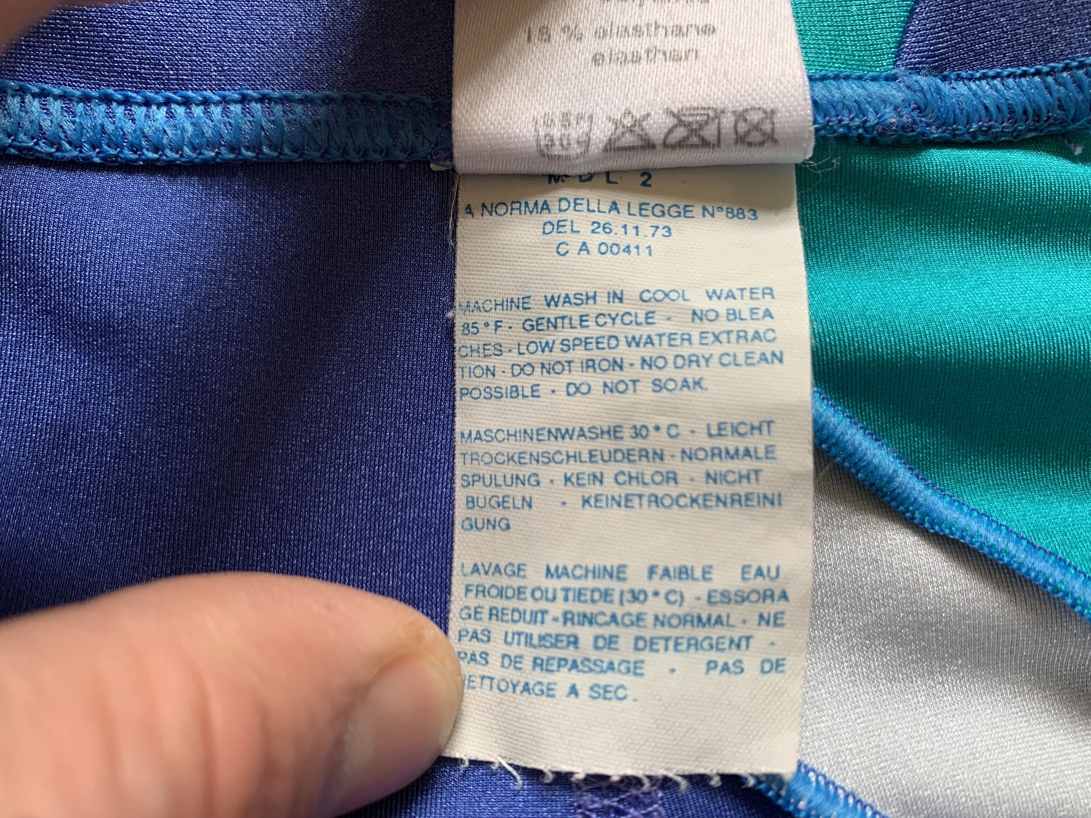 Adidas Adidas Vintage Men's Stretch Elastic Swim Shorts Size US 34 / EU 50 - 8 Thumbnail