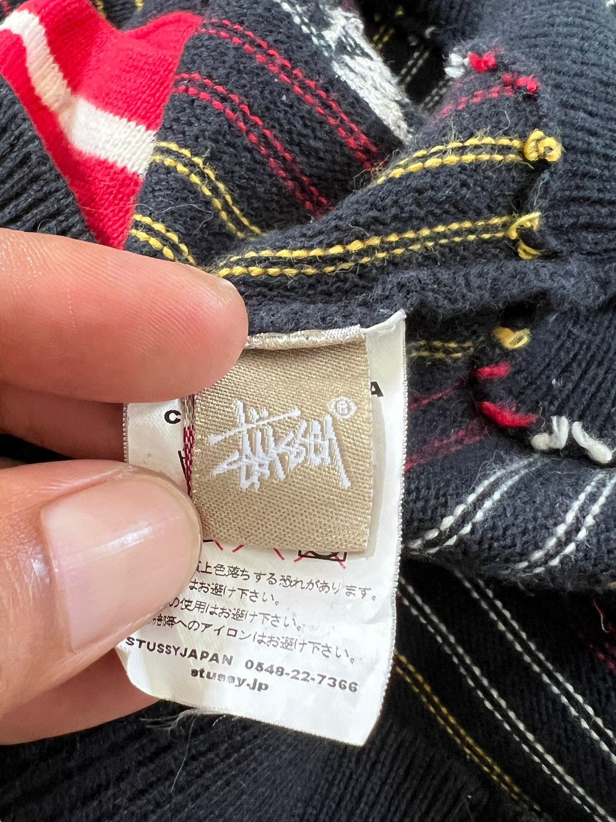 Stussy Stussy Multicolor Knit Cardigan Size US S / EU 44-46 / 1 - 14 Thumbnail
