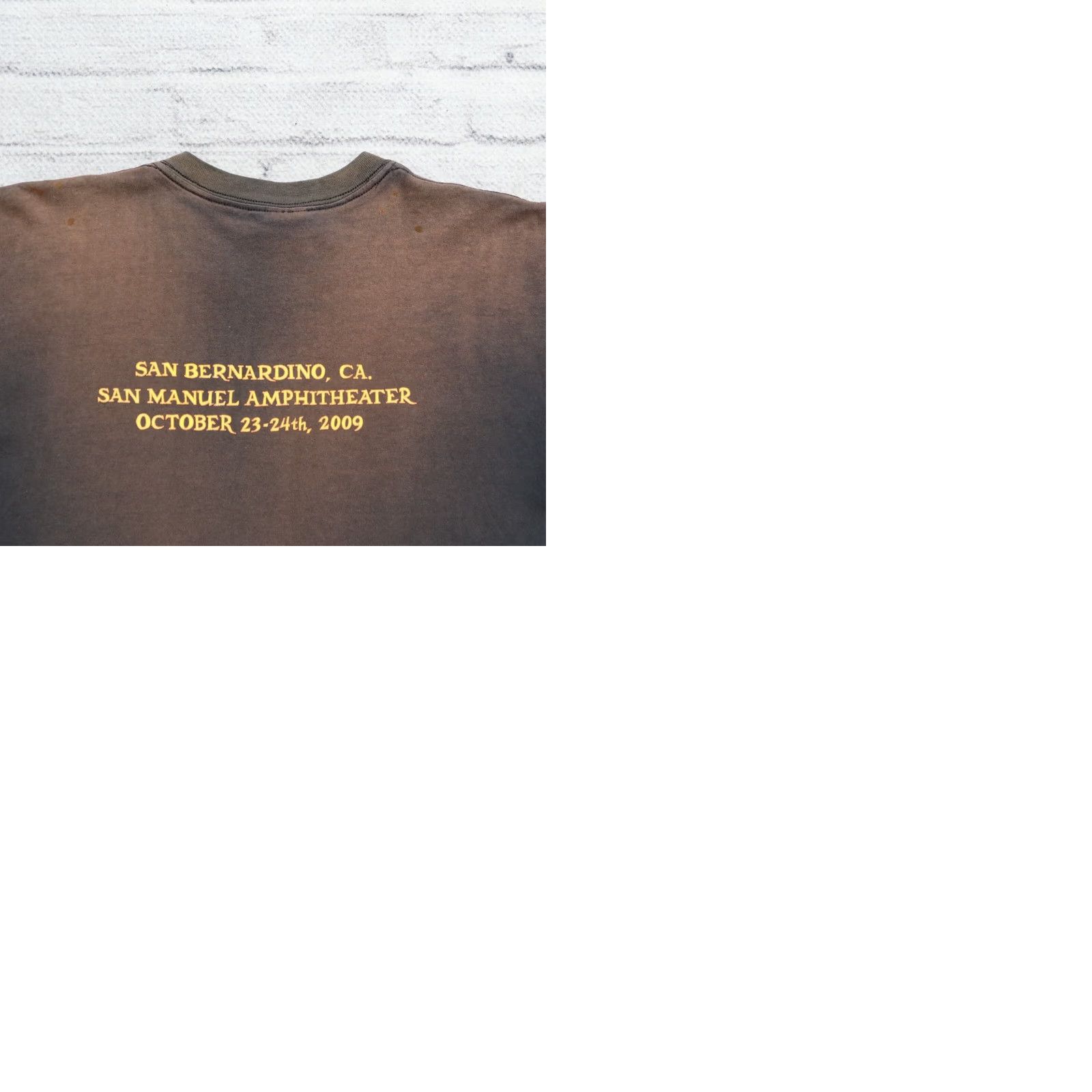 Gildan VINTAGE Kushie Kush Nutrients Shirt Band Tour Tee L Faded Black Mens M Size US L / EU 52-54 / 3 - 10 Thumbnail