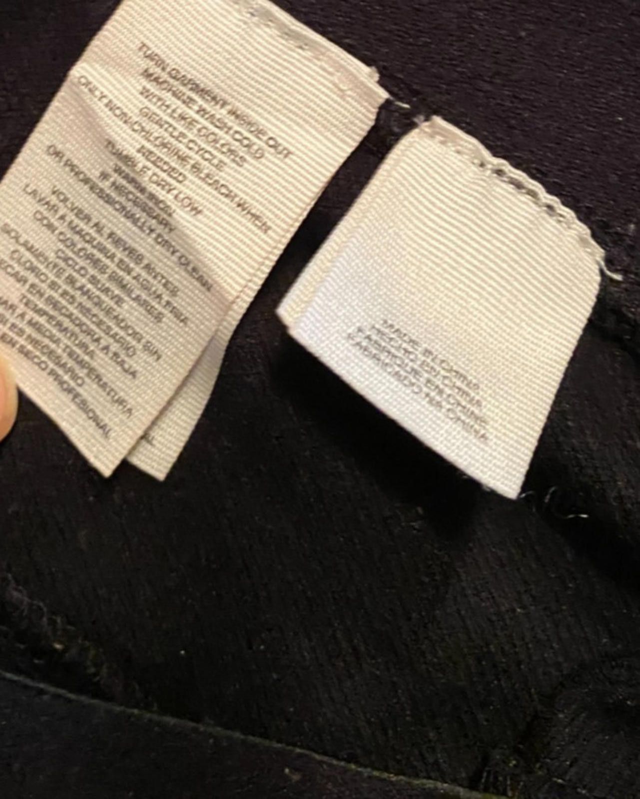 Designer Rachel Rachel Roy Straight Leg Legging Pants Sz S Black (B18 Size 28" / US 6 / IT 42 - 10 Thumbnail