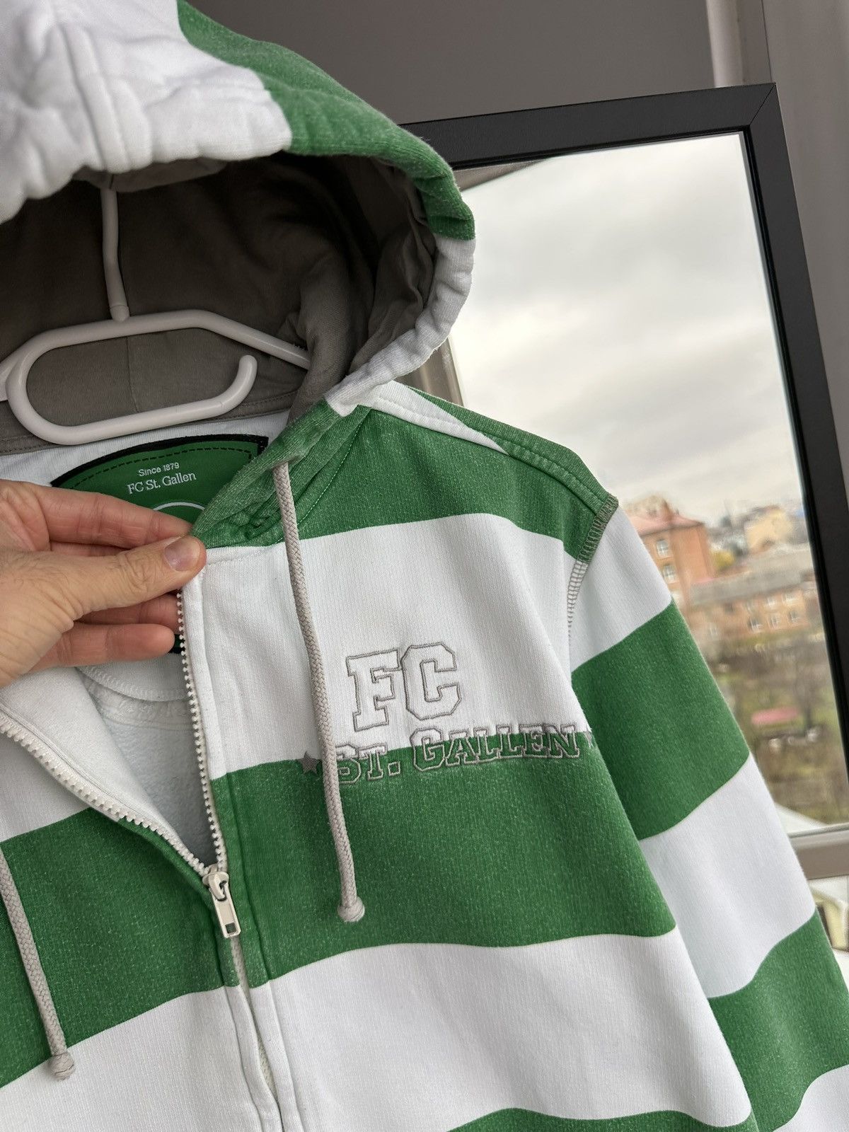 Vintage Vintage Jako FC St.Gallen Cotton Unisex Zip Hoodie Size US S / EU 44-46 / 1 - 5 Thumbnail