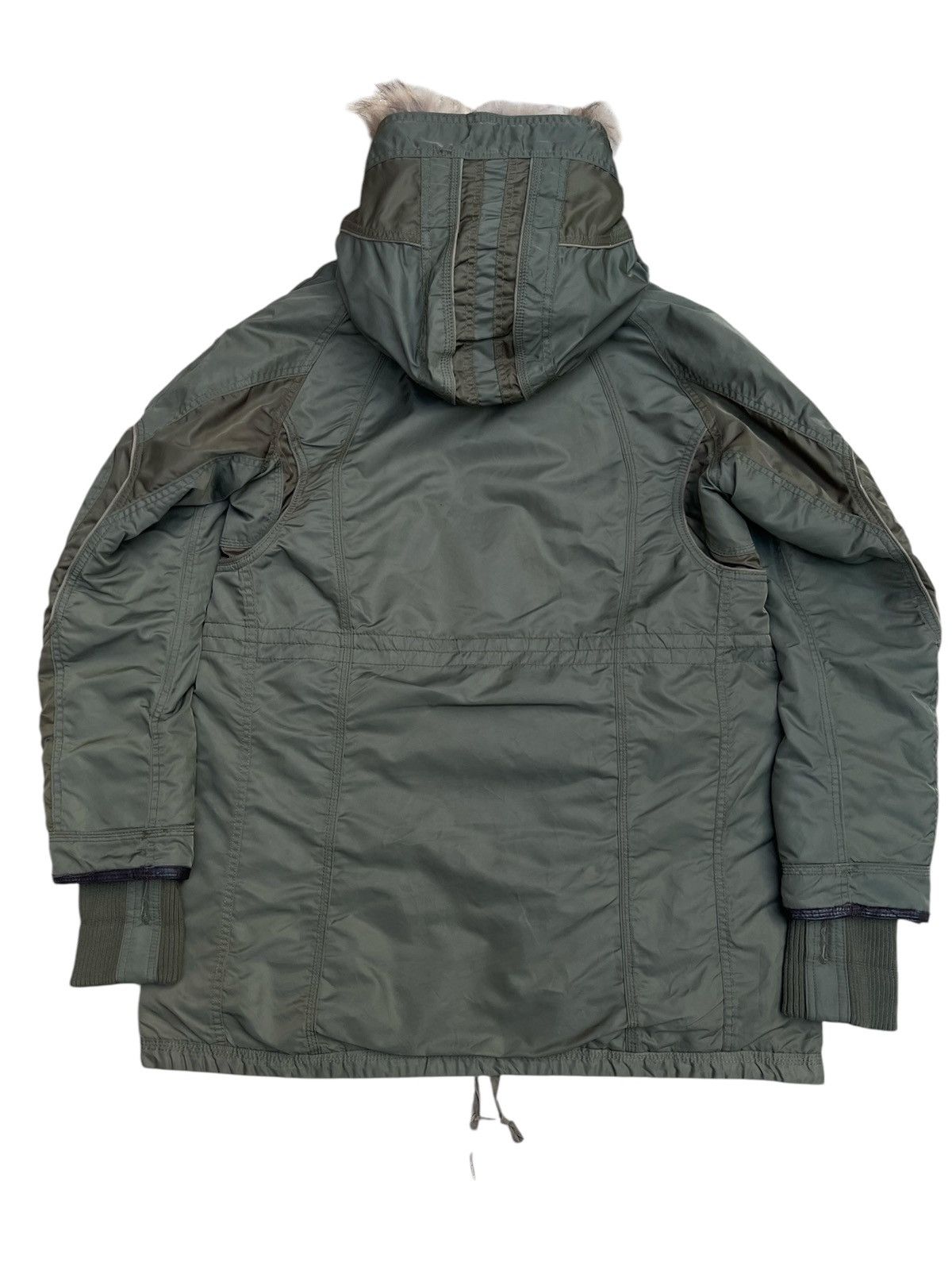 GOA G.O.A Military Parka Faux Fur Hood Heavy Duty Zipper Size US M / EU 48-50 / 2 - 3 Thumbnail