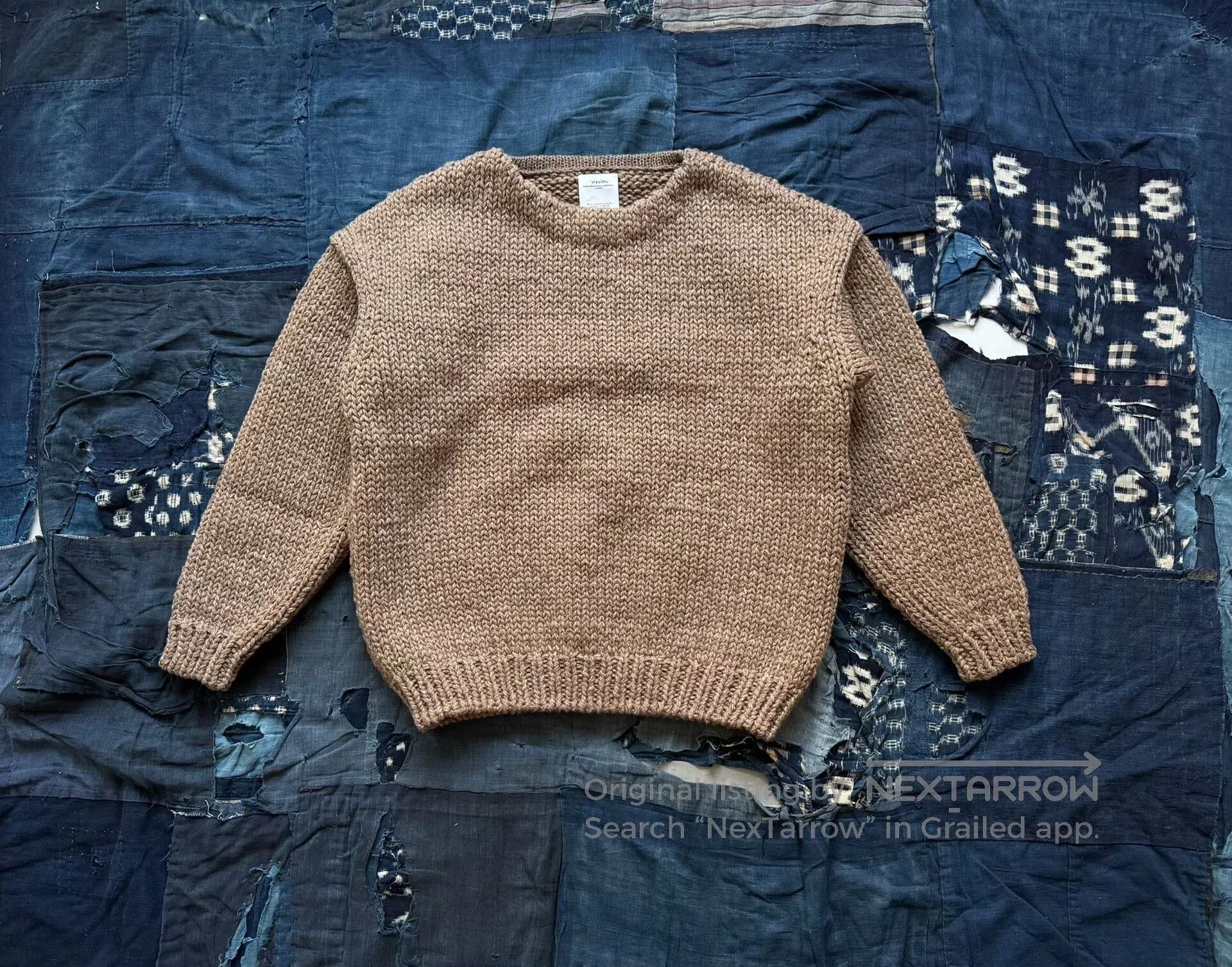 Visvim visvim amplus boatneck hand knit sweater. Size US M / EU 48-50 / 2 - 1 Thumbnail