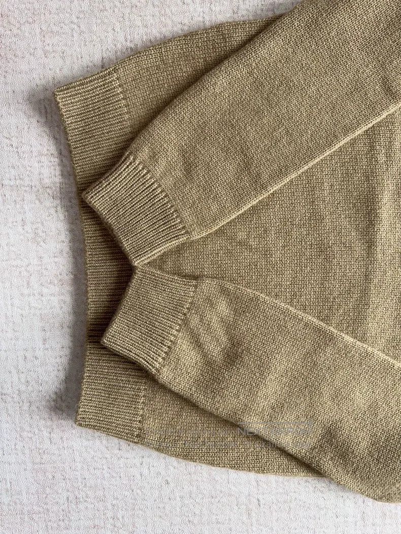 Saint Laurent Paris Saint Laurent Paris Camel Color Wool Sweater, Men's Size US M / EU 48-50 / 2 - 5 Thumbnail