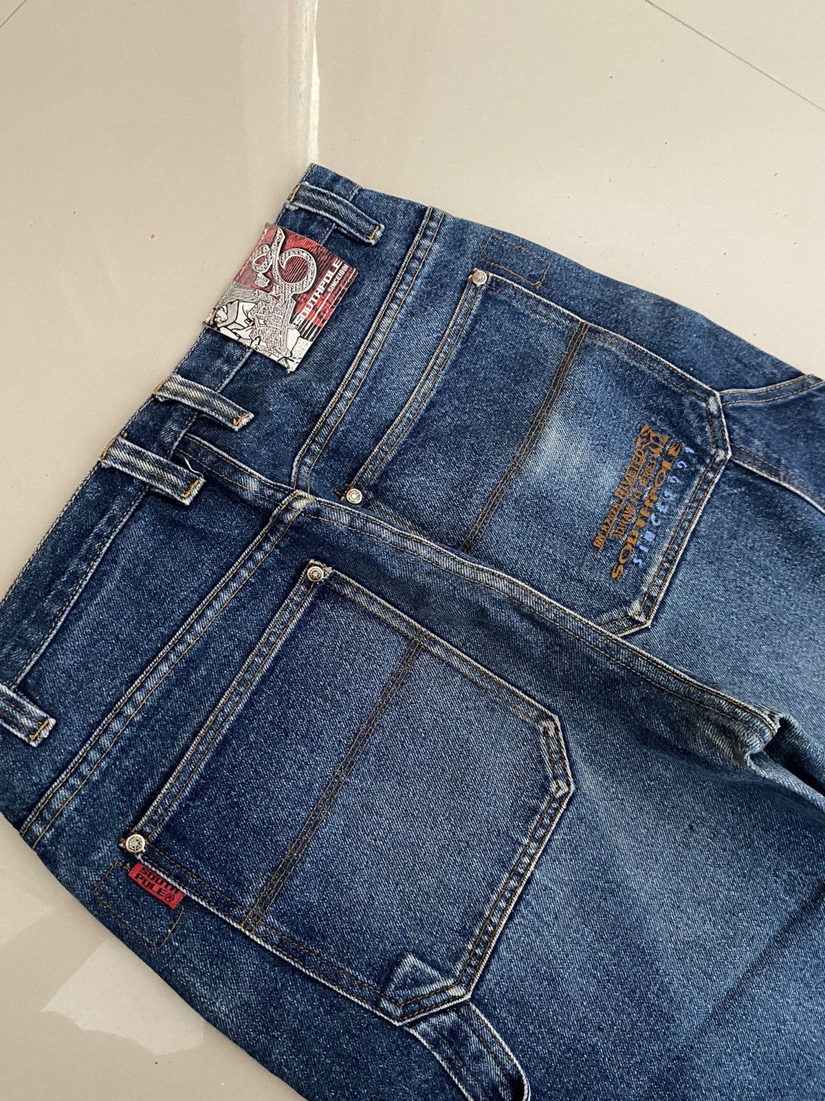 Southpole Y2K Southpole Carpenter Denim Baggy Wide Leg Jeans Size US 34 / EU 50 - 3 Thumbnail