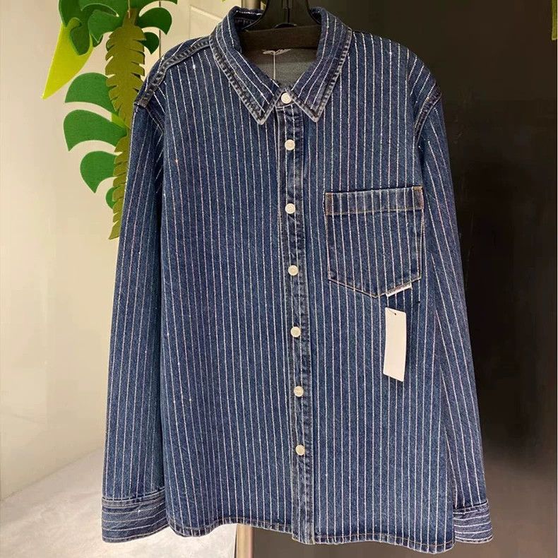 Alexander Wang Alexander Wang Crystal Denim Jacket Size XS / US 0-2 / IT 36-38 - 1 Thumbnail