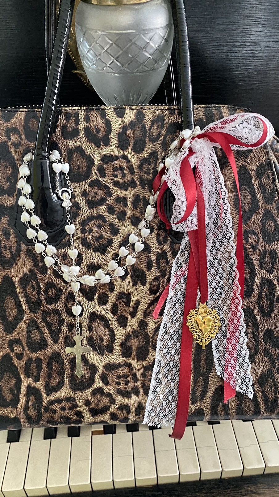 Vintage Leopard vintage tote bag Size ONE SIZE - 3 Thumbnail