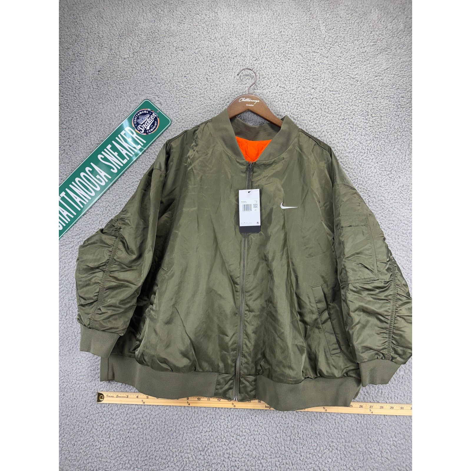 Nike Nike Reversible Bomber Jacket Womens Size 3X Fit Mens XL Size 3XL / US 20-22 - 1 Thumbnail
