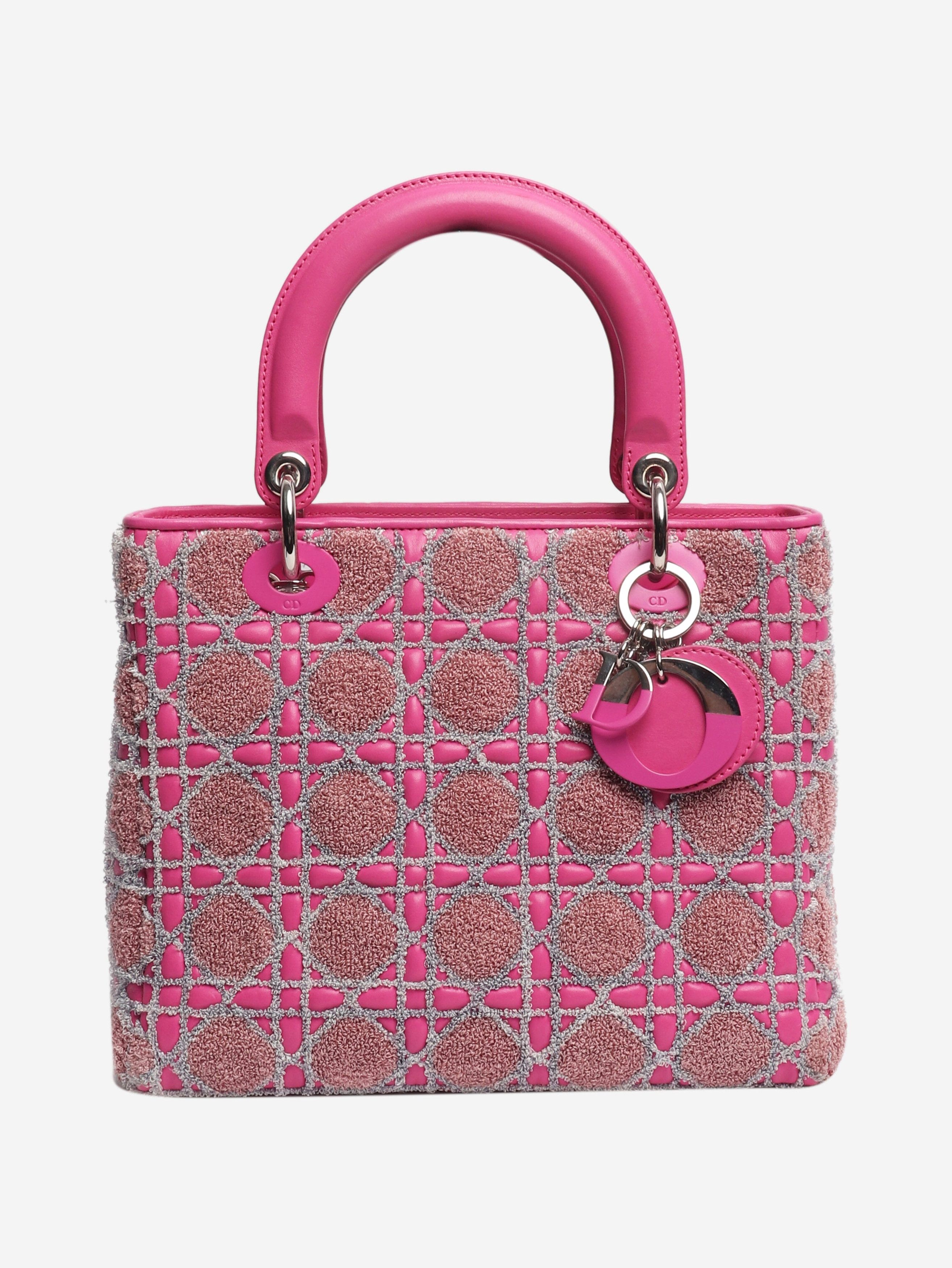 Dior Pink 2011 Tweed Lady bag Size ONE SIZE - 1 Thumbnail