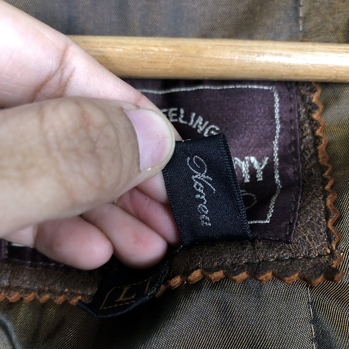 Japanese Brand × Vintage 📌Vintage Bomber Leather Jacket Lordanthony Issey Miyake Size US L / EU 52-54 / 3 - 20 Thumbnail