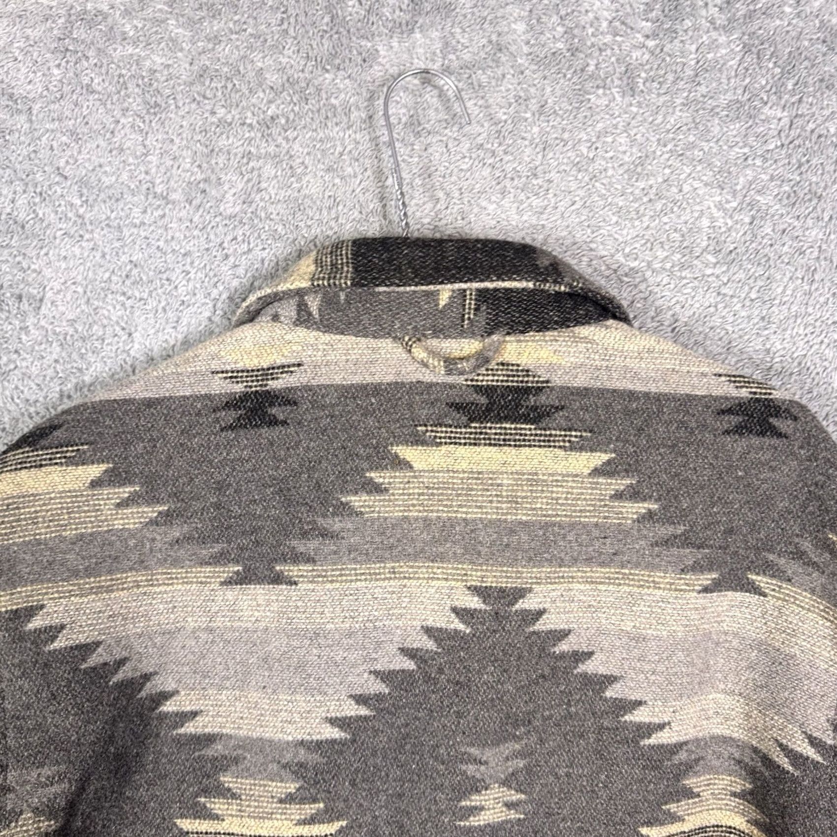Vintage JACHS Flannel Jacket Mens M Sherpa Aztec Southwest Shirt Blanket Shacket Barn Size US M / EU 48-50 / 2 - 8 Thumbnail