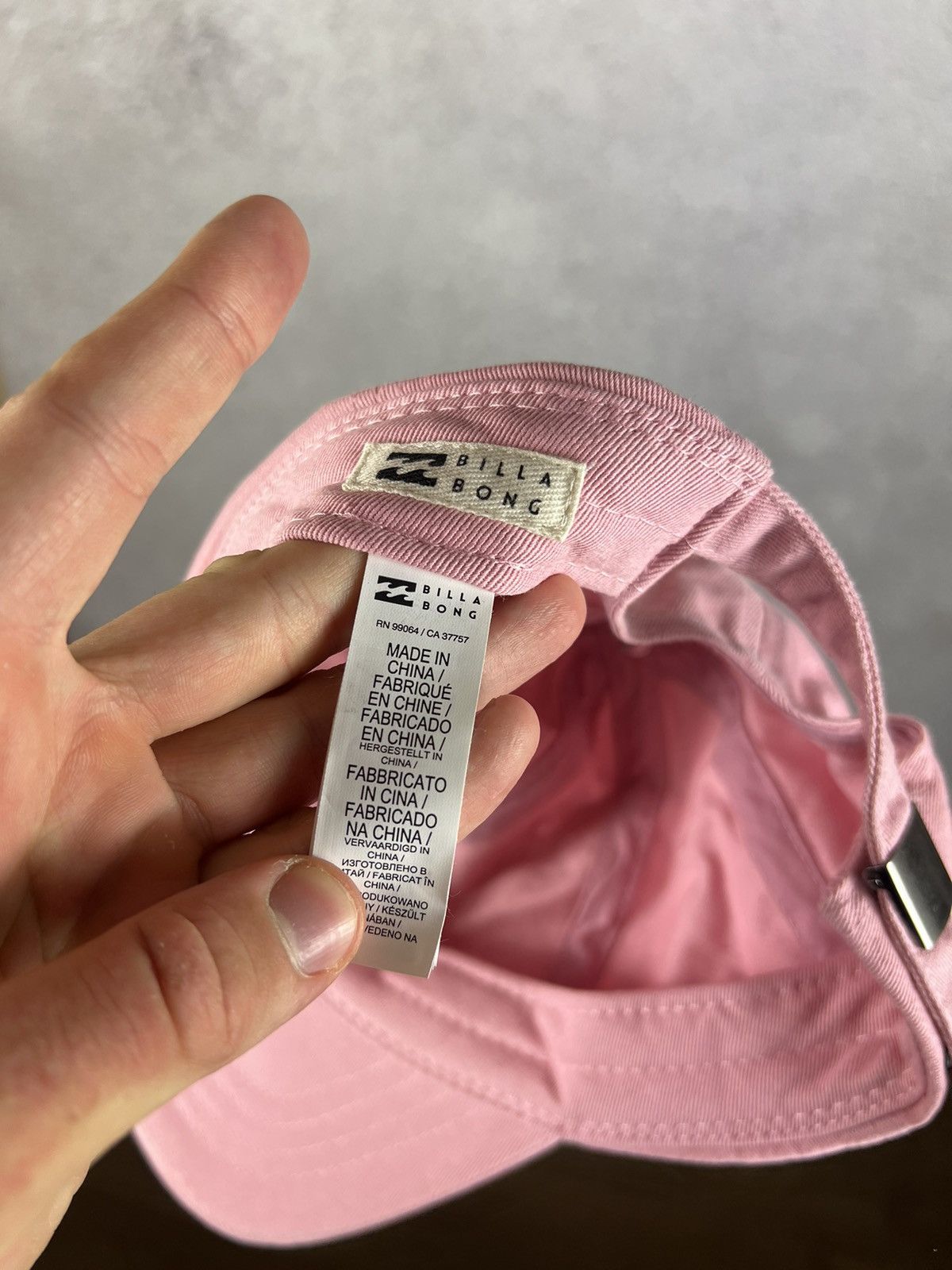 Billabong Vintage Billabong Logo Pink Cap Hat Surfstyle Size ONE SIZE - 7 Thumbnail