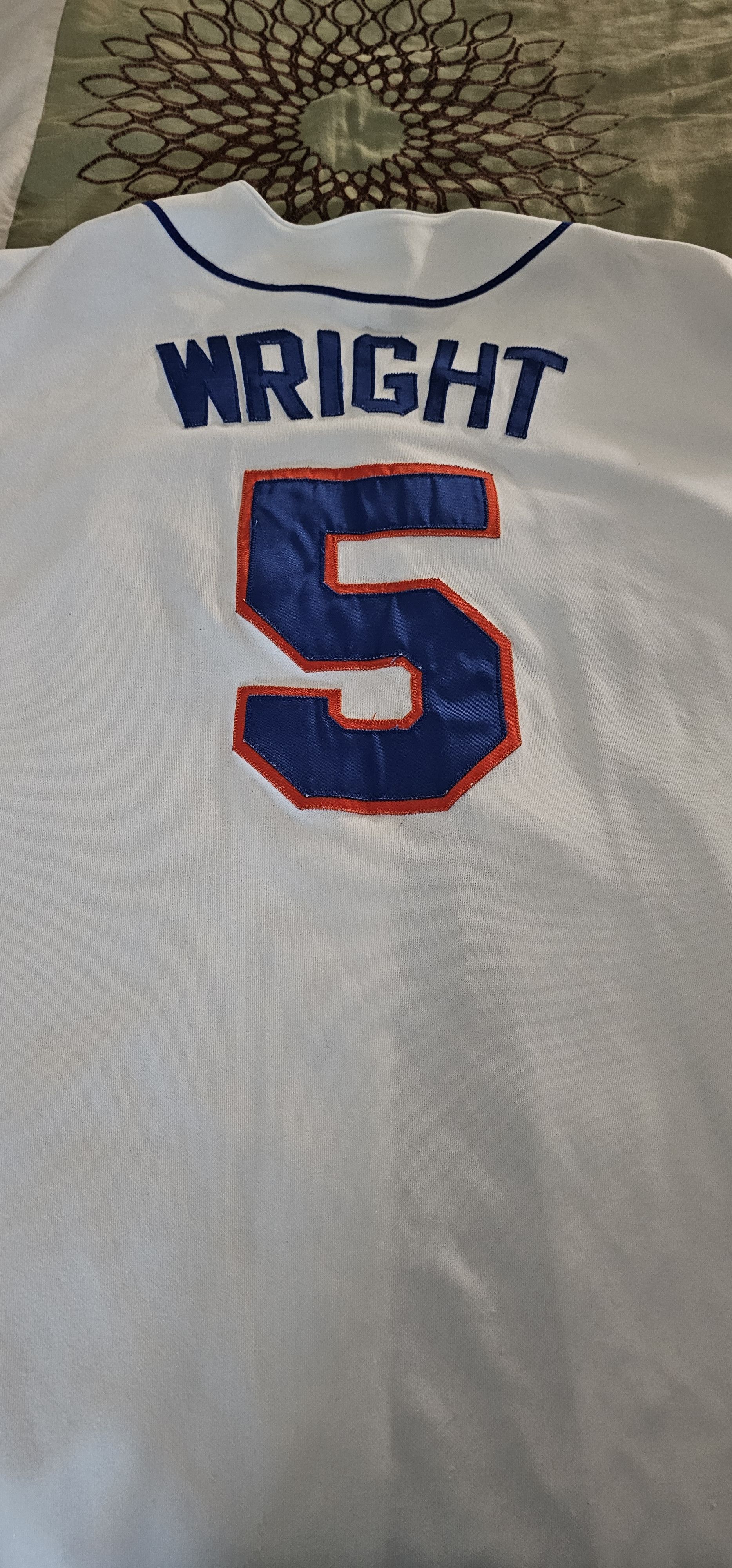 Majestic Mets David Wright White Jersey Size US XXL / EU 58 / 5 - 3 Thumbnail