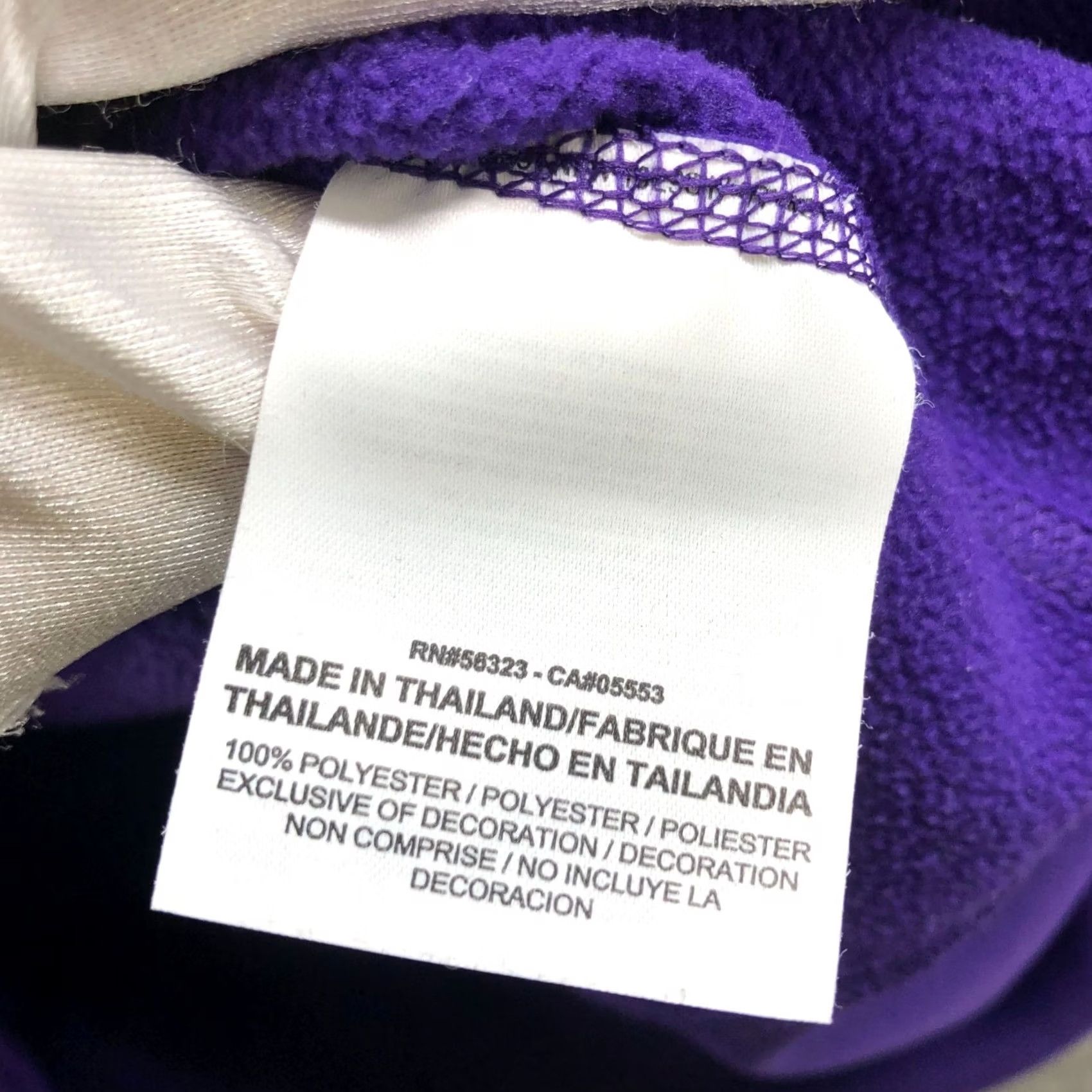 Nike Nike Therma-FIT Full-Zip Hoodie Mens Purple Just Do It Graphic 100% Polyester S Regular Womens? Size US S / EU 44-46 / 1 - 5 Thumbnail