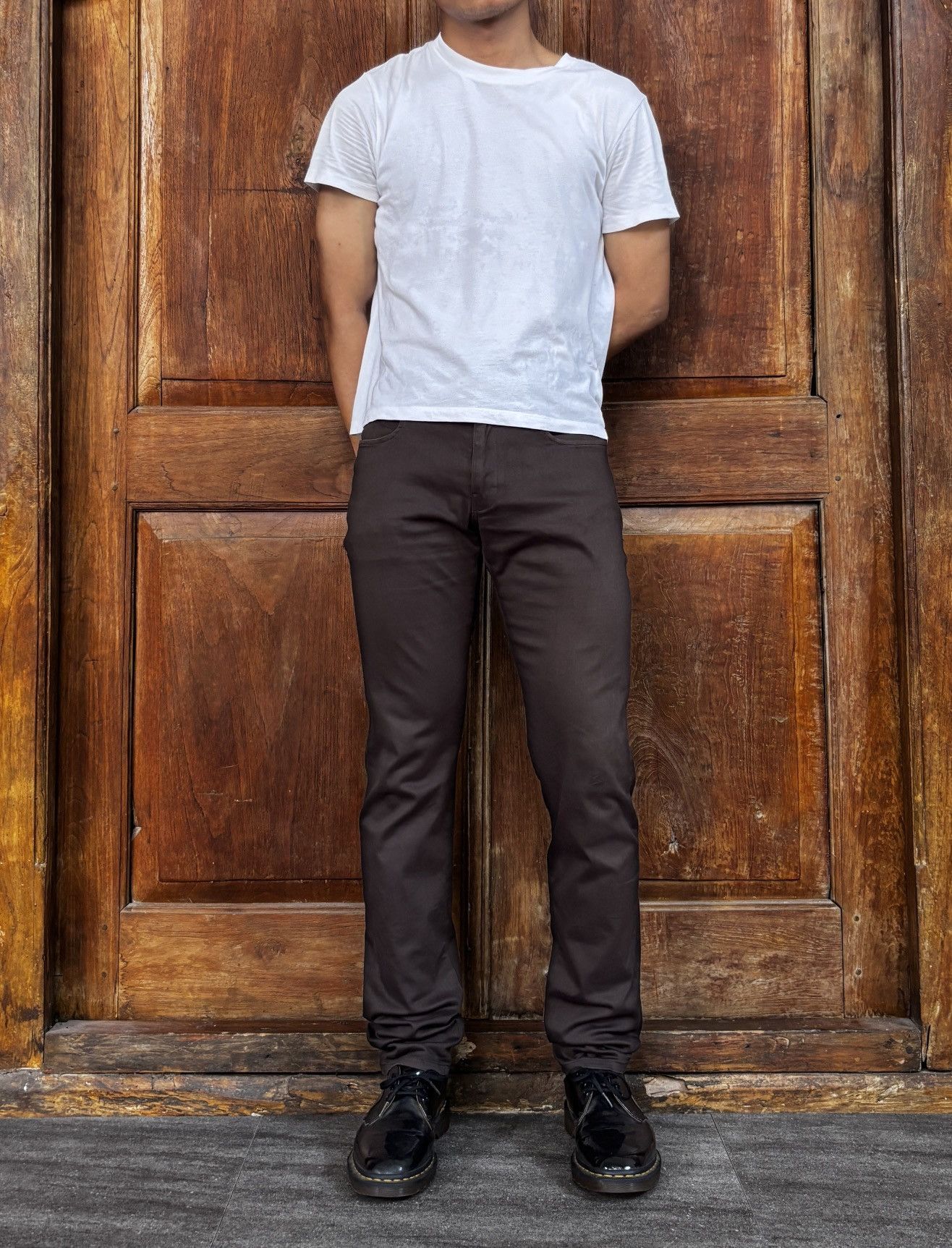 FREE TAX! Slim Stretch Lightning Bolt Denim Jeans