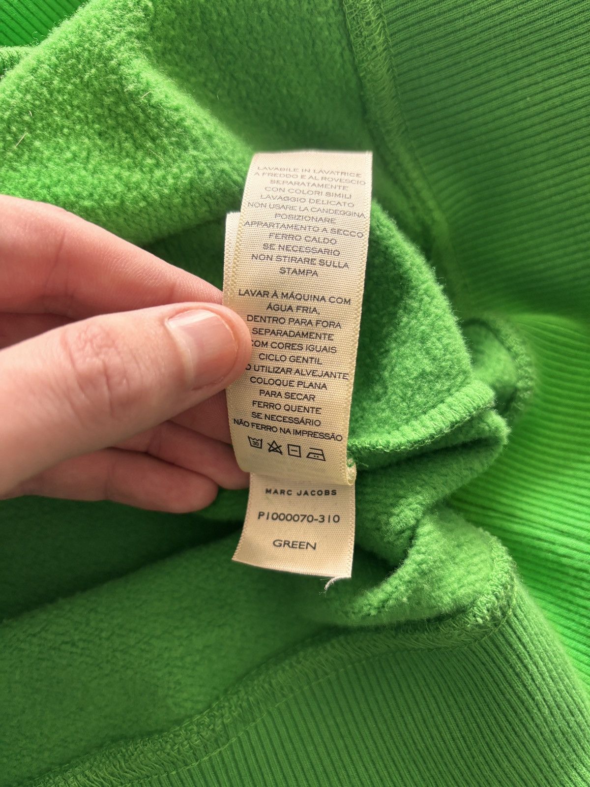 Heaven by Marc Jacobs Heaven by Marc Jacobs Teddy Bear Zip Up Hoodie Kelly Green Size US M / EU 48-50 / 2 - 8 Thumbnail