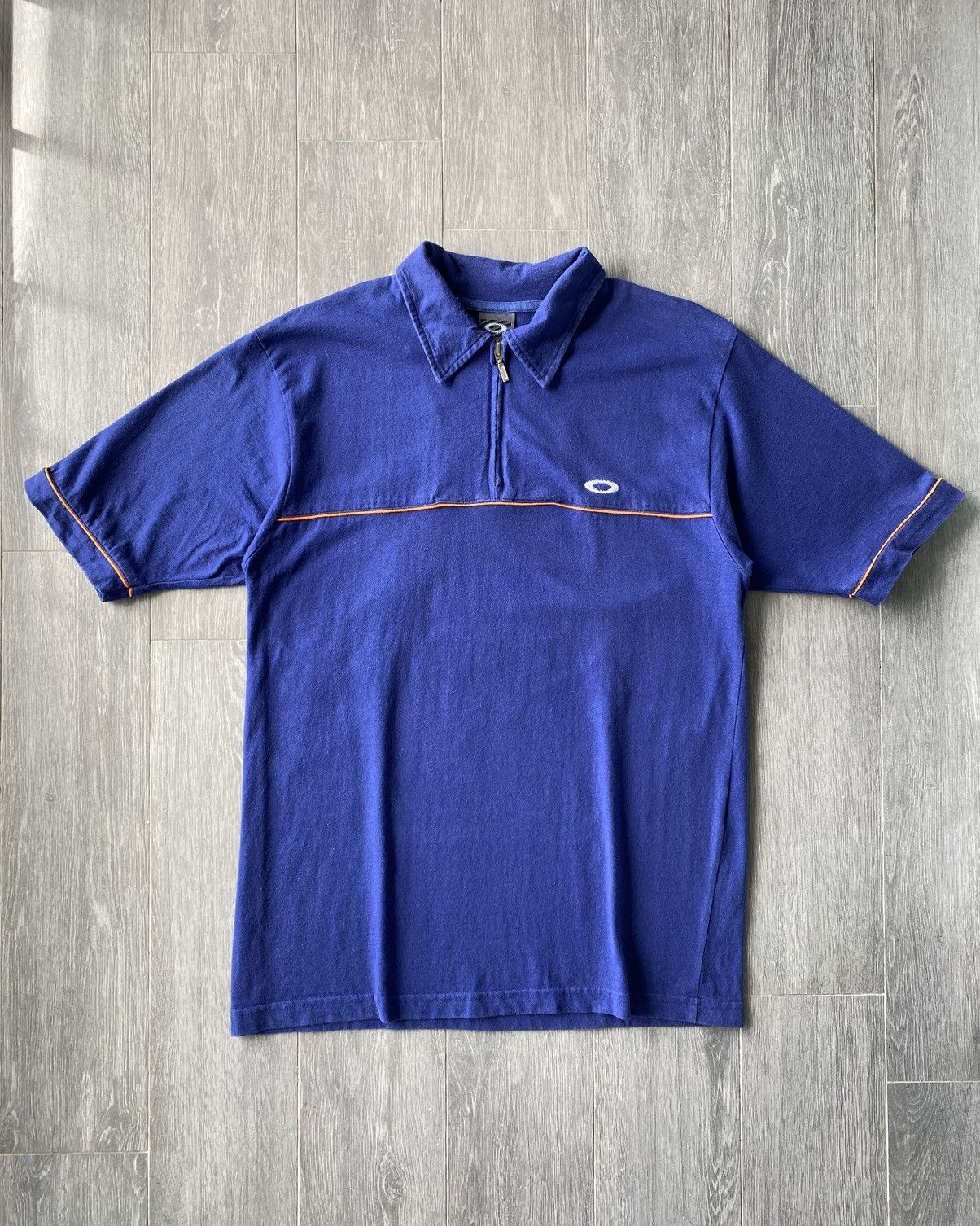 Oakley × Vintage Vintage 90’s Oakley Software Quarter Zip Polo Shirt Size US S / EU 44-46 / 1 - 2 Thumbnail