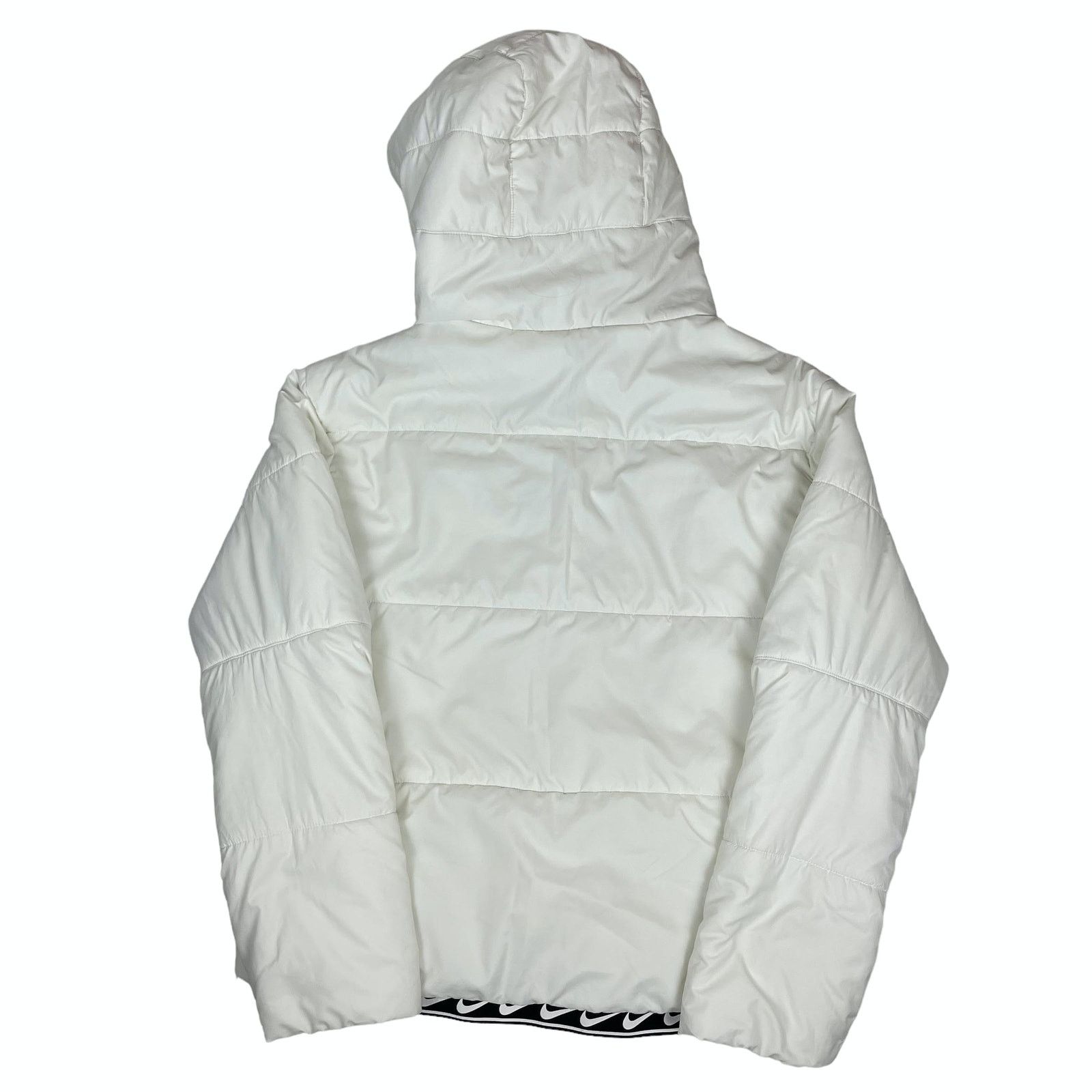 Nike Nike Women White Long Sleeve Full Zip Hooded Puffer Jacket M Size M / US 6-8 / IT 42-44 - 12 Thumbnail