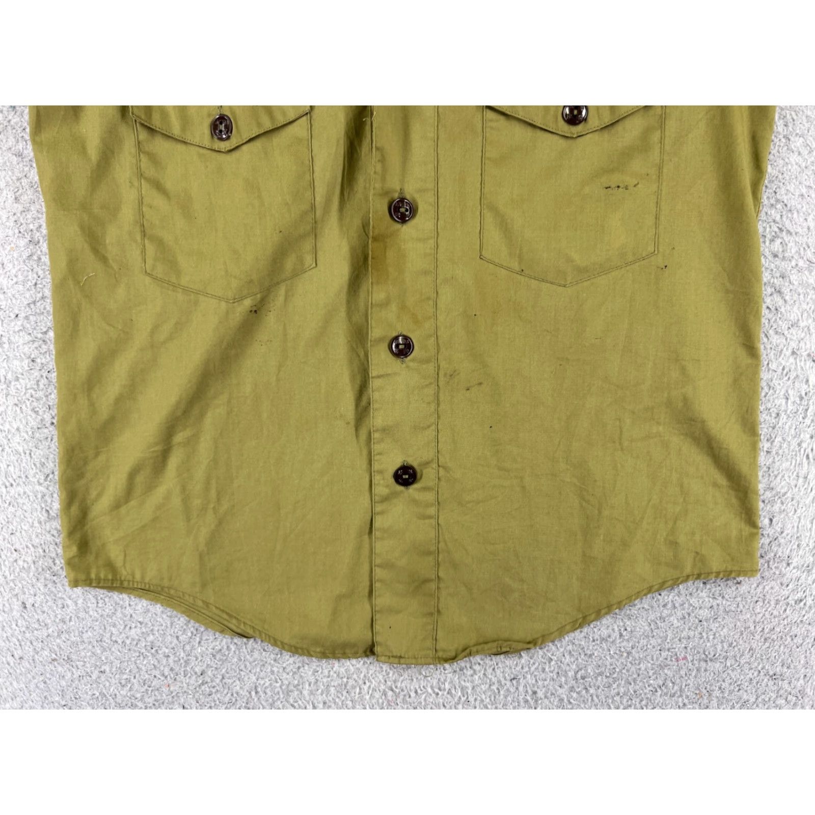Vintage VINTAGE Boy Scouts of America Shirt Adult S Beige Men READ Size US S / EU 44-46 / 1 - 5 Thumbnail