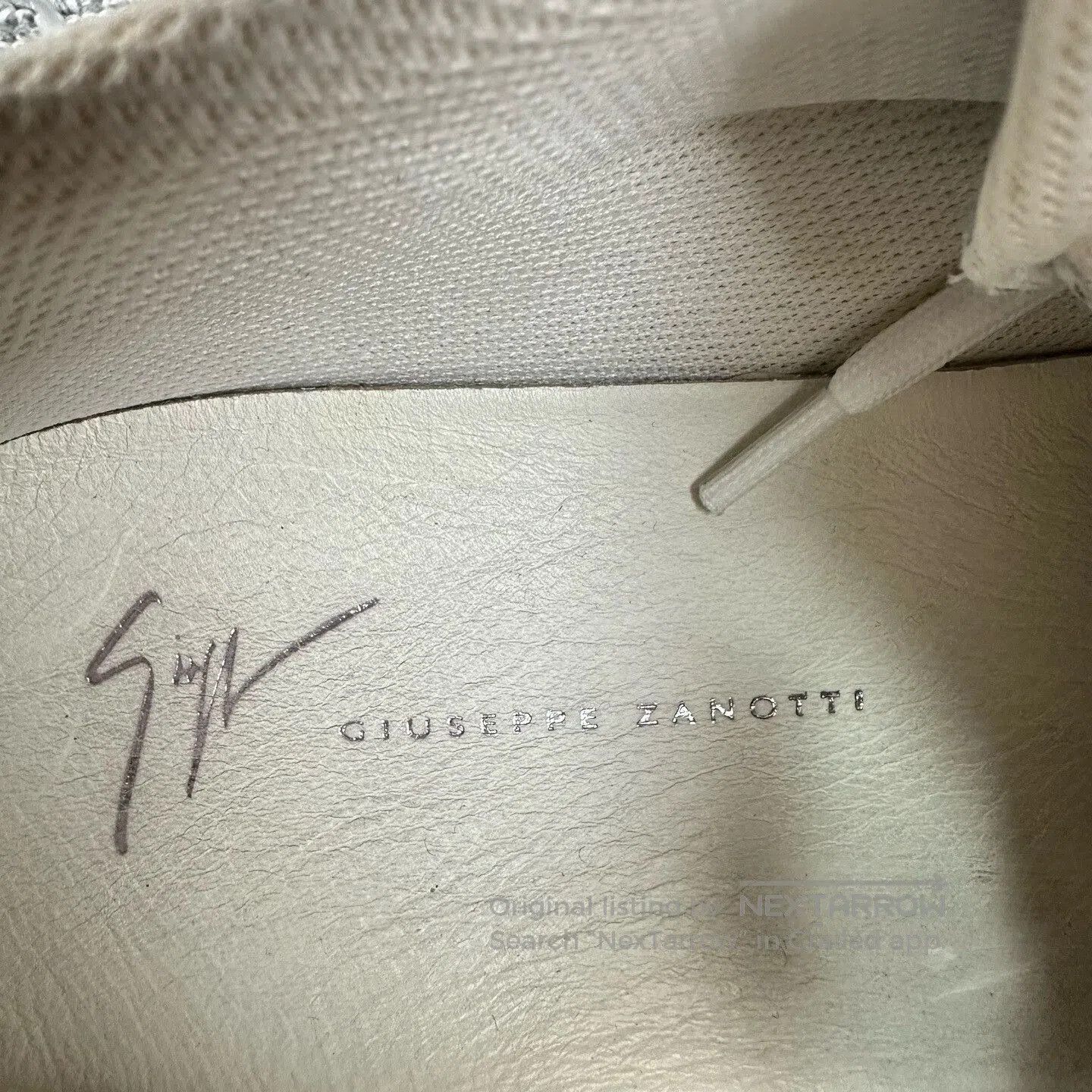 Giuseppe Zanotti Giuseppe Zanotti GZ Men's Blue Denim Sneakers. Size US 9 / EU 42 - 5 Thumbnail