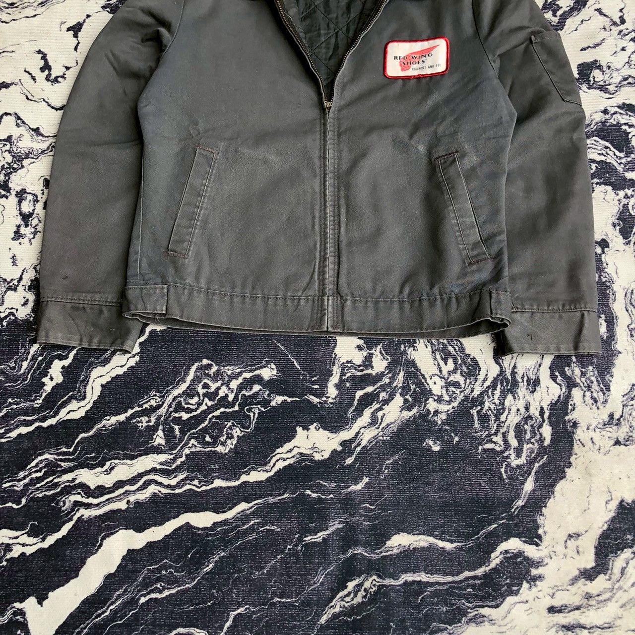 Vintage Red Wing Shoes Vintage 80s Work Jacket Quilted Lining Size US M / EU 48-50 / 2 - 3 Thumbnail