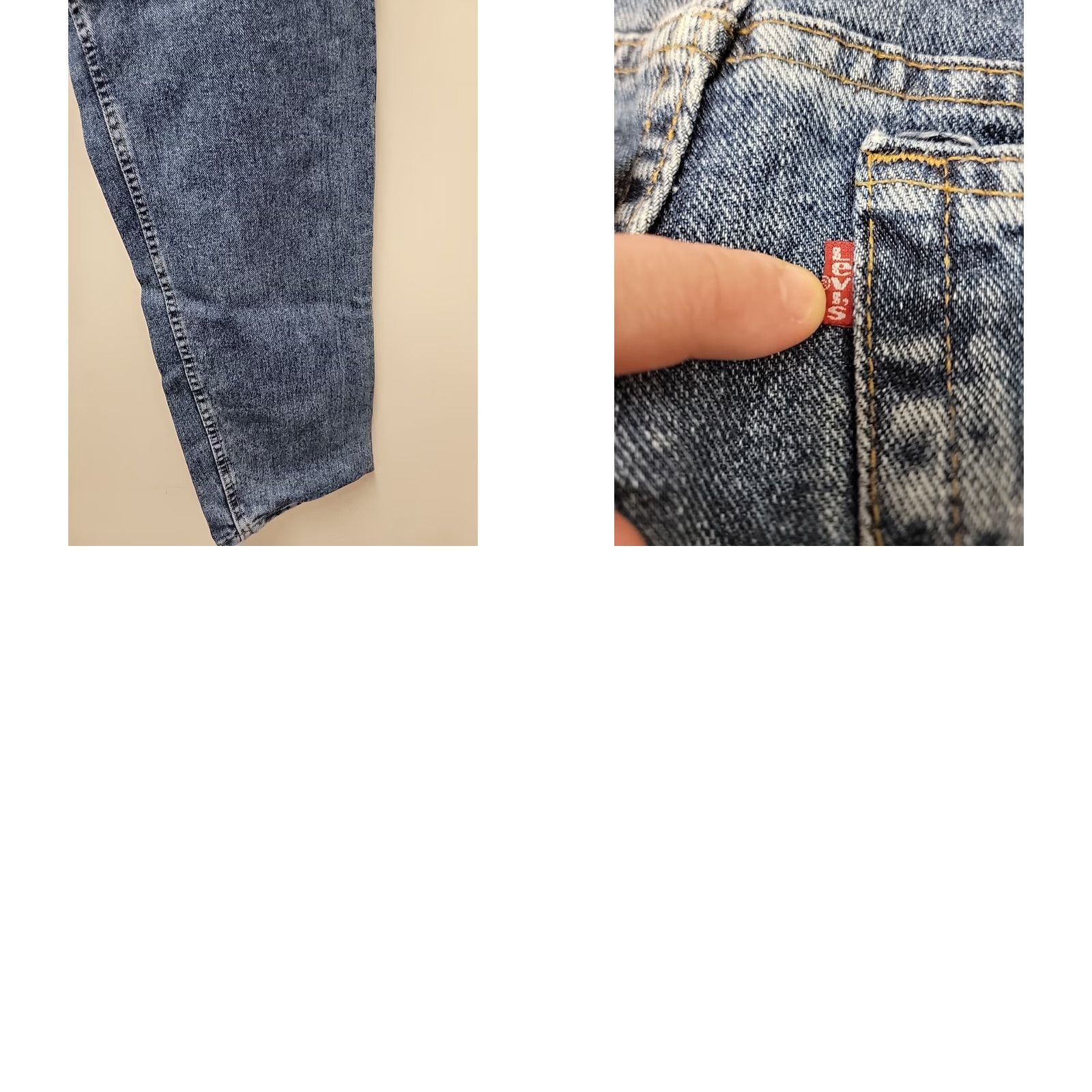 Levi's VINTAGE Levi's 550 Jeans Mens Relaxed Fit Blue Denim 38x32 5-Pocket Design Distressed Size US 38 / EU 54 - 10 Thumbnail
