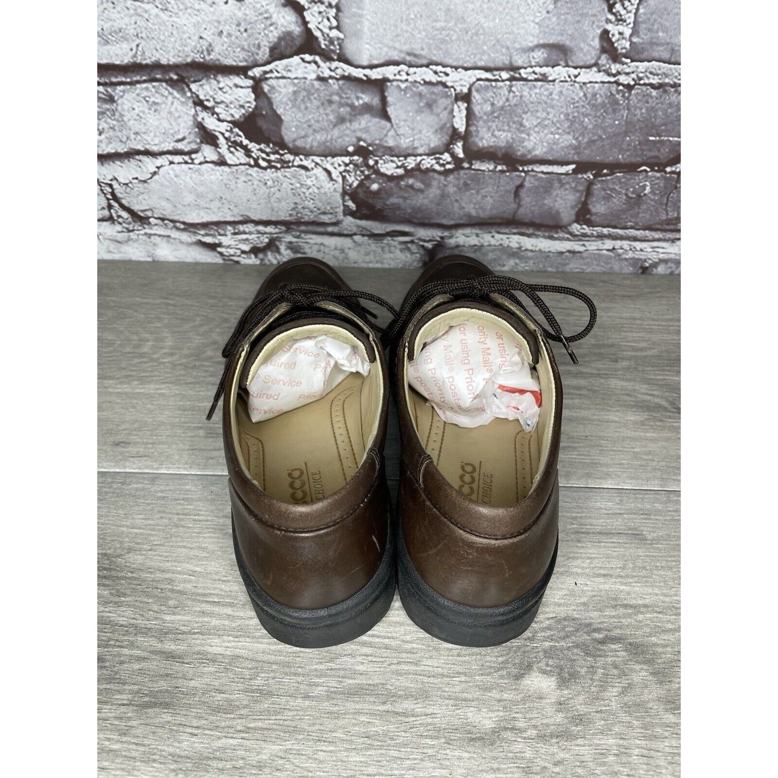 Ecco Ecco Choice Brown Suede Leather Comfort Lace Up Shoes Women’ Size US 7.5 / IT 37.5 - 7 Thumbnail
